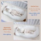  Mochee - Chặn liền gối đầu cotton 