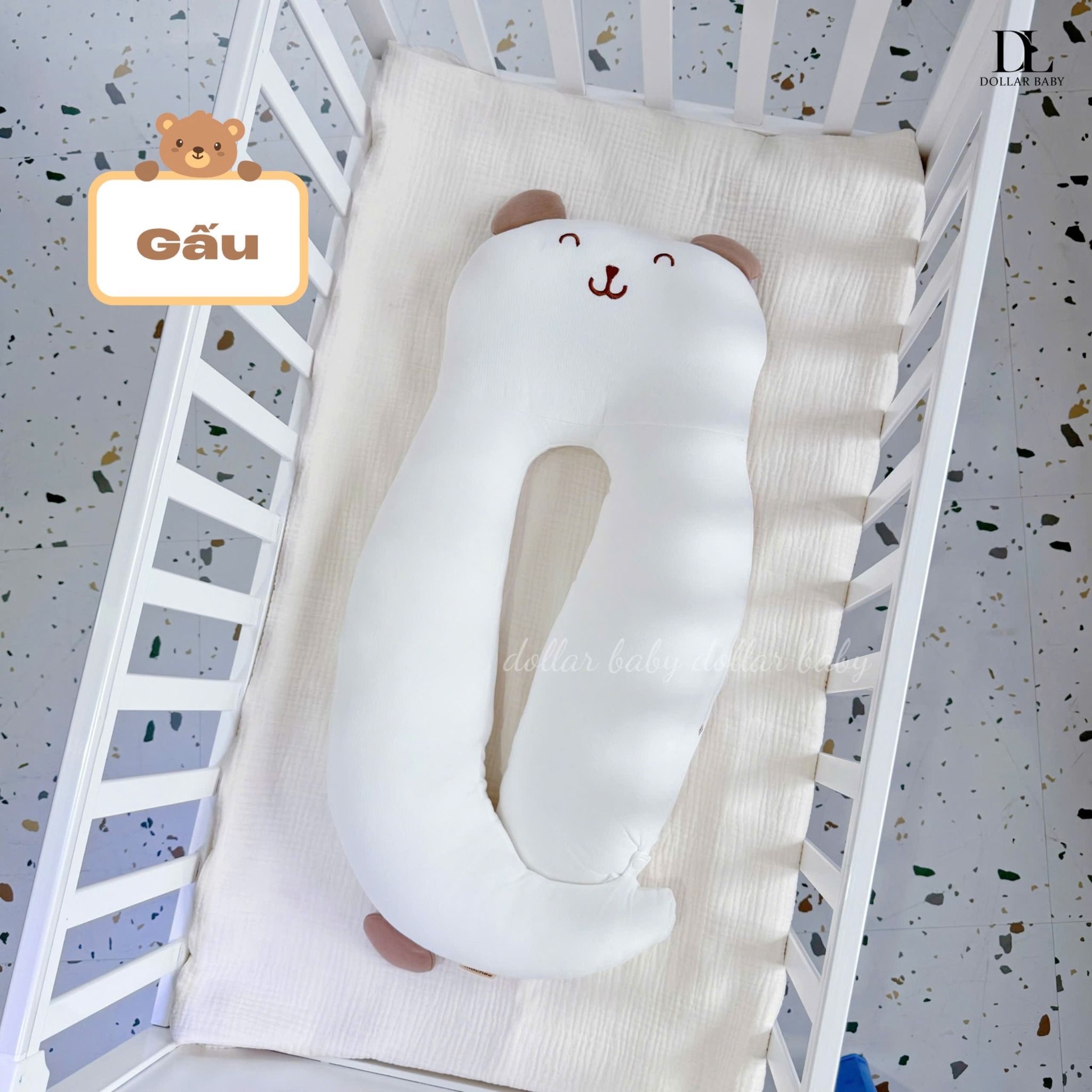  Mochee - Chặn liền gối đầu cotton 