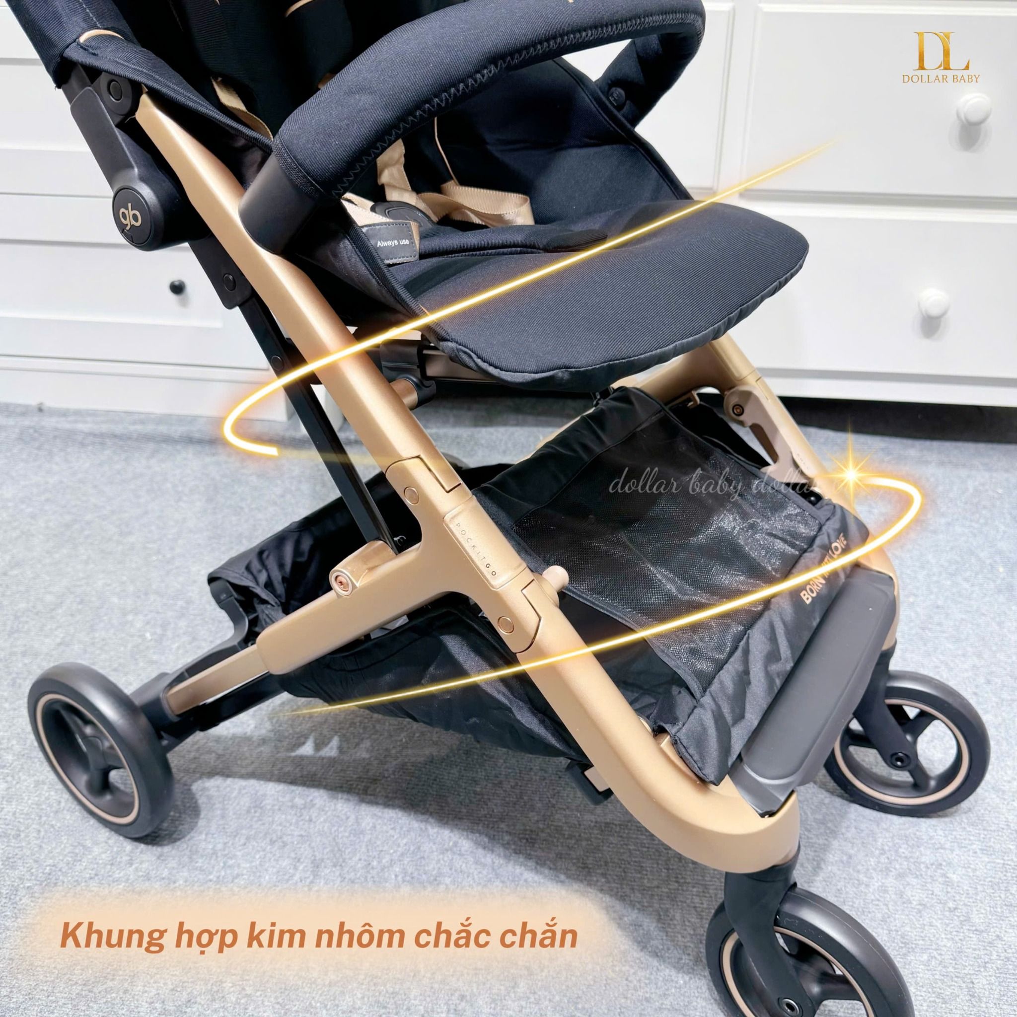  Xe Đẩy Gấp Gọn GB Pockit Go 