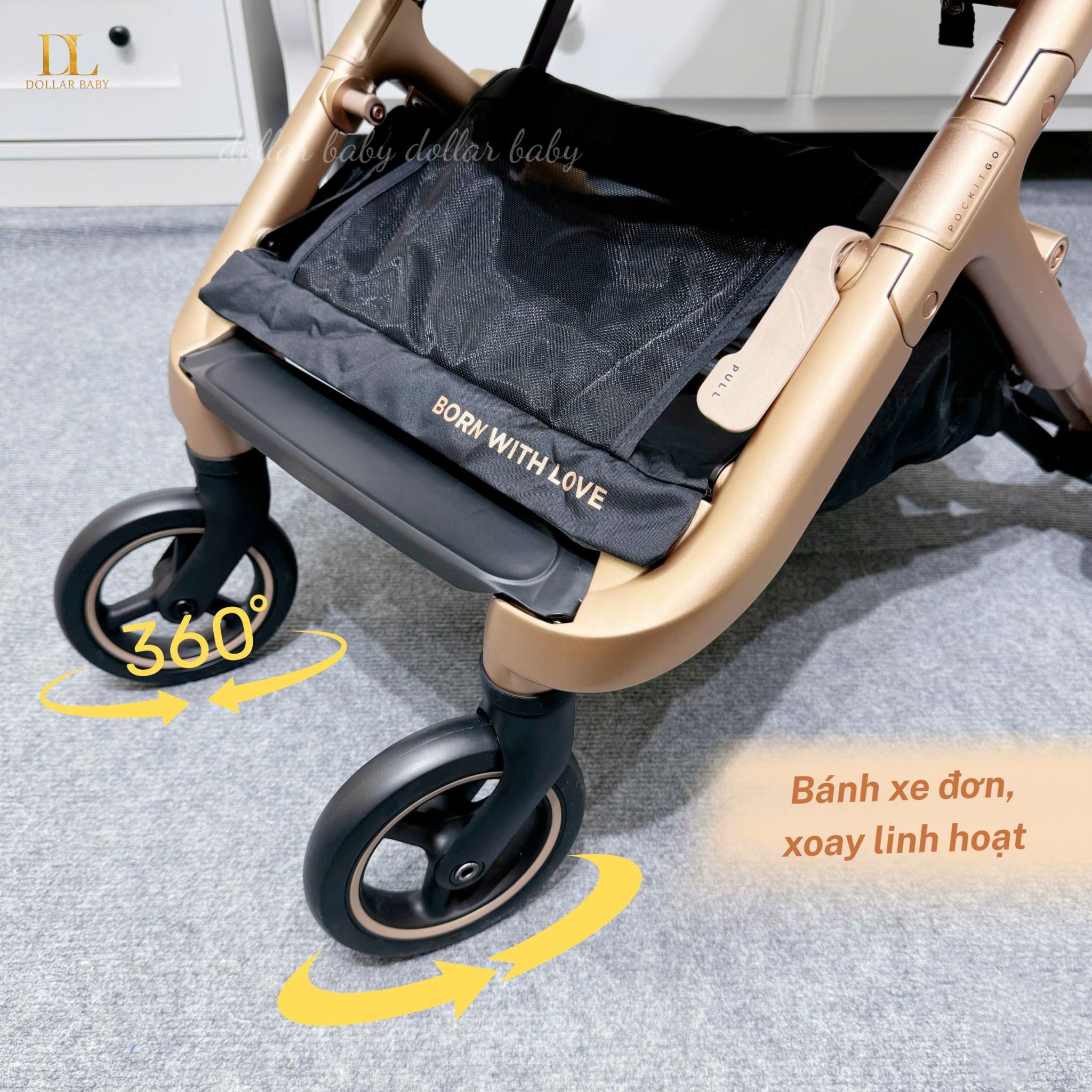  Xe Đẩy Gấp Gọn GB Pockit Go 