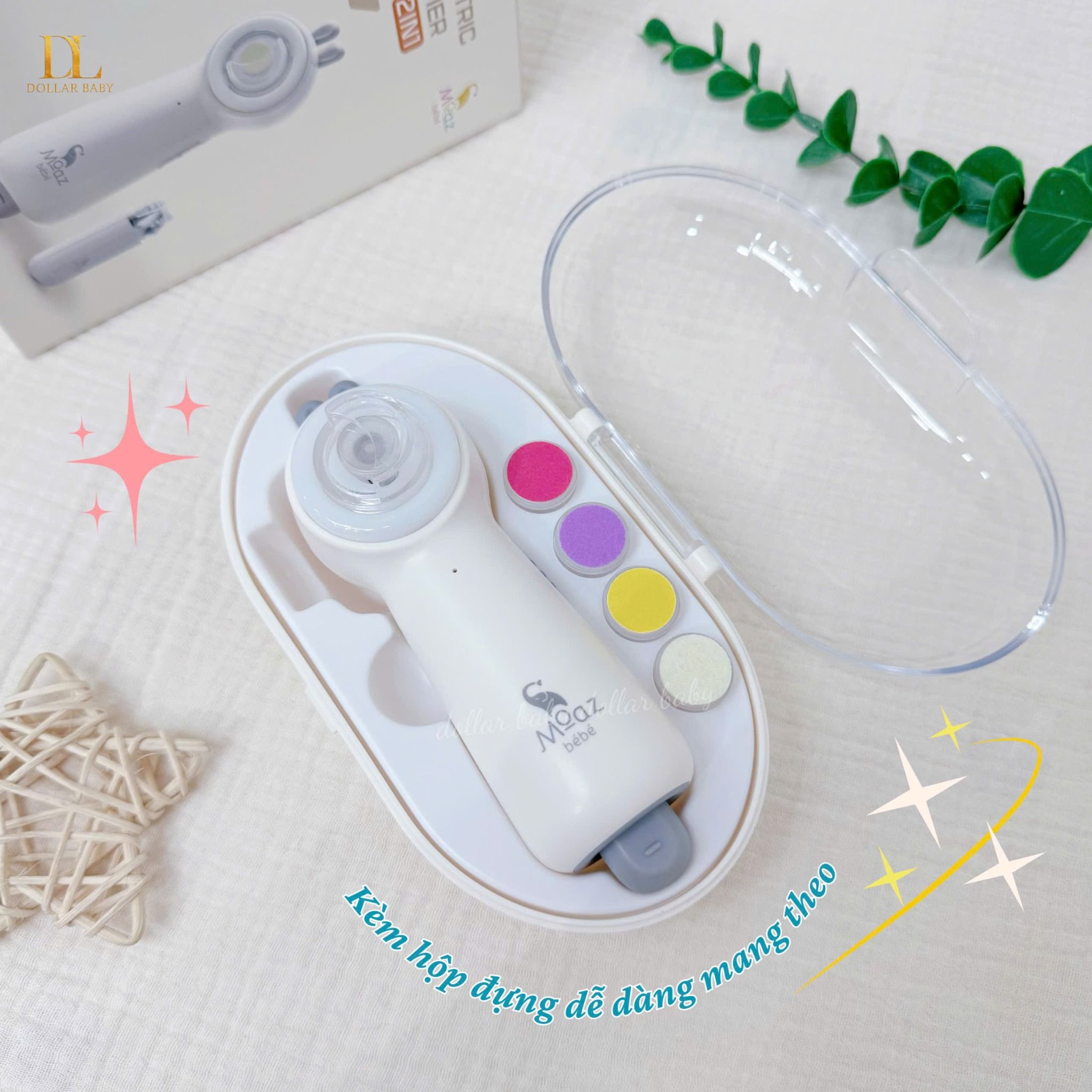  MOAZ BÉBÉ - Bộ cắt dũa móng tay - MB118 