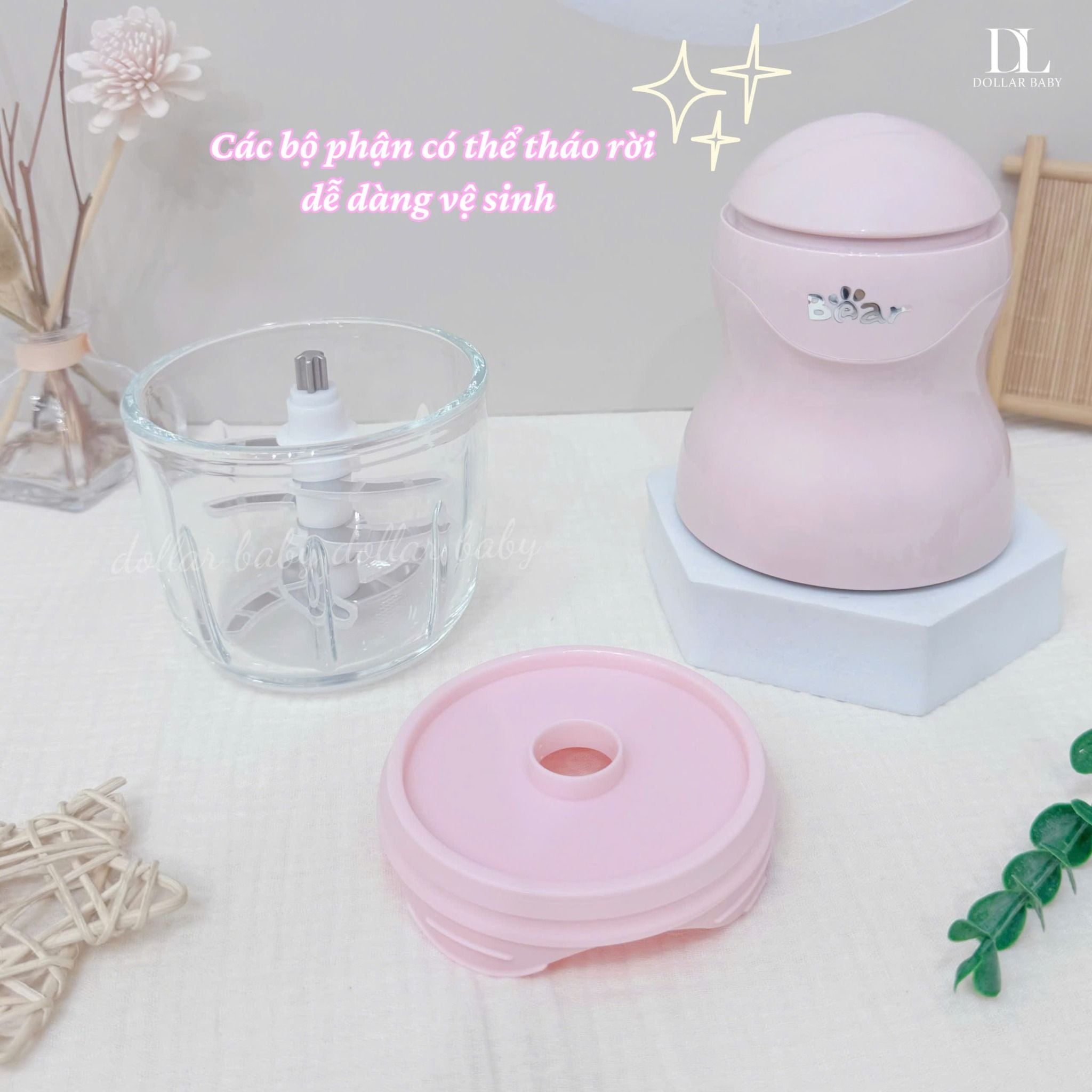  Máy xay ăn dặm Bear 0.3L (8 lưỡi) -  GR-B03V8 