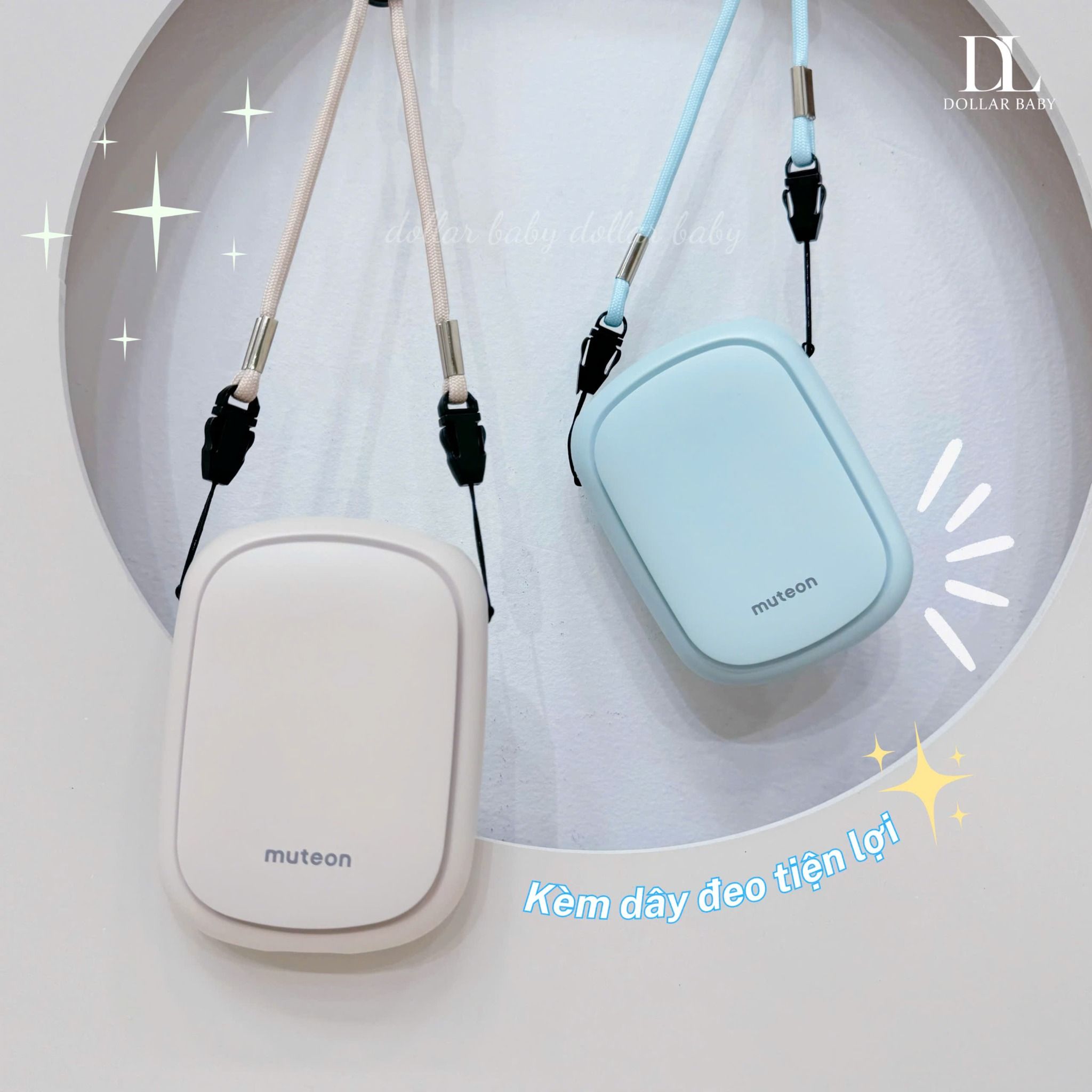  Dono&Dono Muteon - Quạt Đa Năng Tích Điện Mini Siêu Nhẹ 4in1 