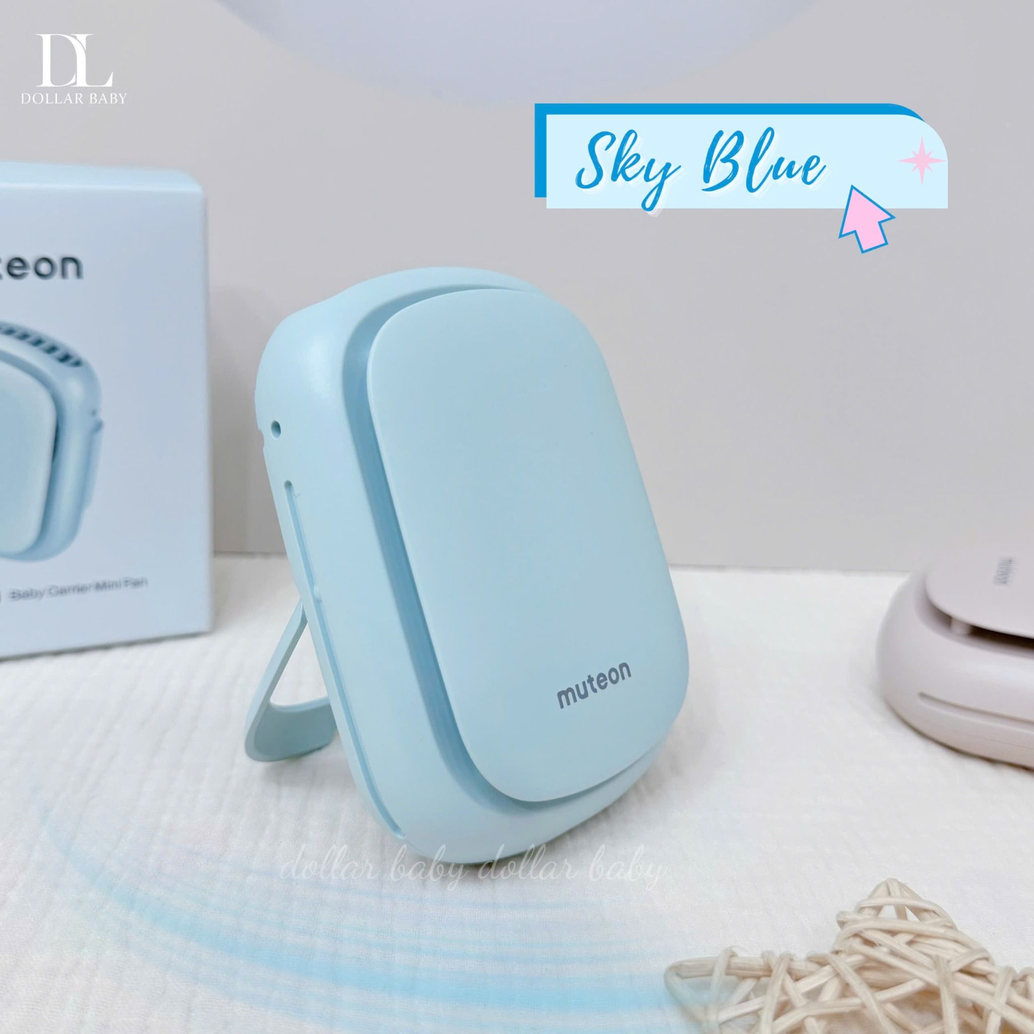  Dono&Dono Muteon - Quạt Đa Năng Tích Điện Mini Siêu Nhẹ 4in1 