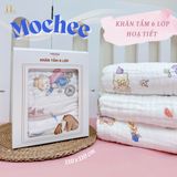  Khăn Tắm Xô 6 lớp Hoạ Tiết - Mochee 
