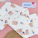  Khăn Tắm Xô 6 lớp Hoạ Tiết - Mochee 