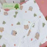  Khăn Tắm Xô 6 lớp Hoạ Tiết - Mochee 