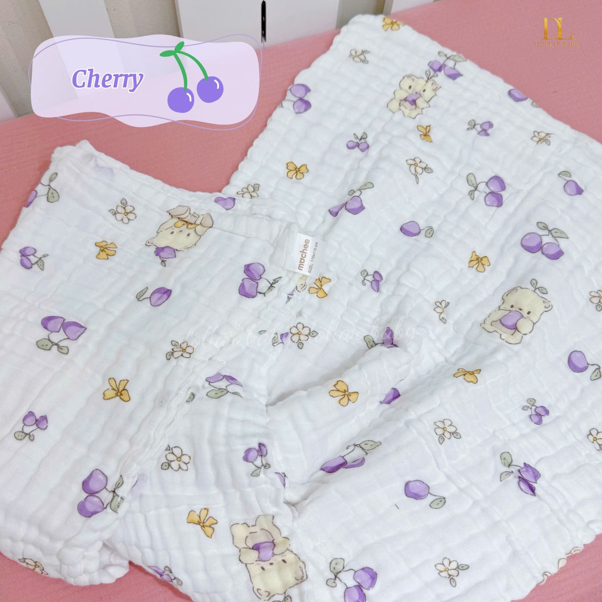  Khăn Tắm Xô 6 lớp Hoạ Tiết - Mochee 