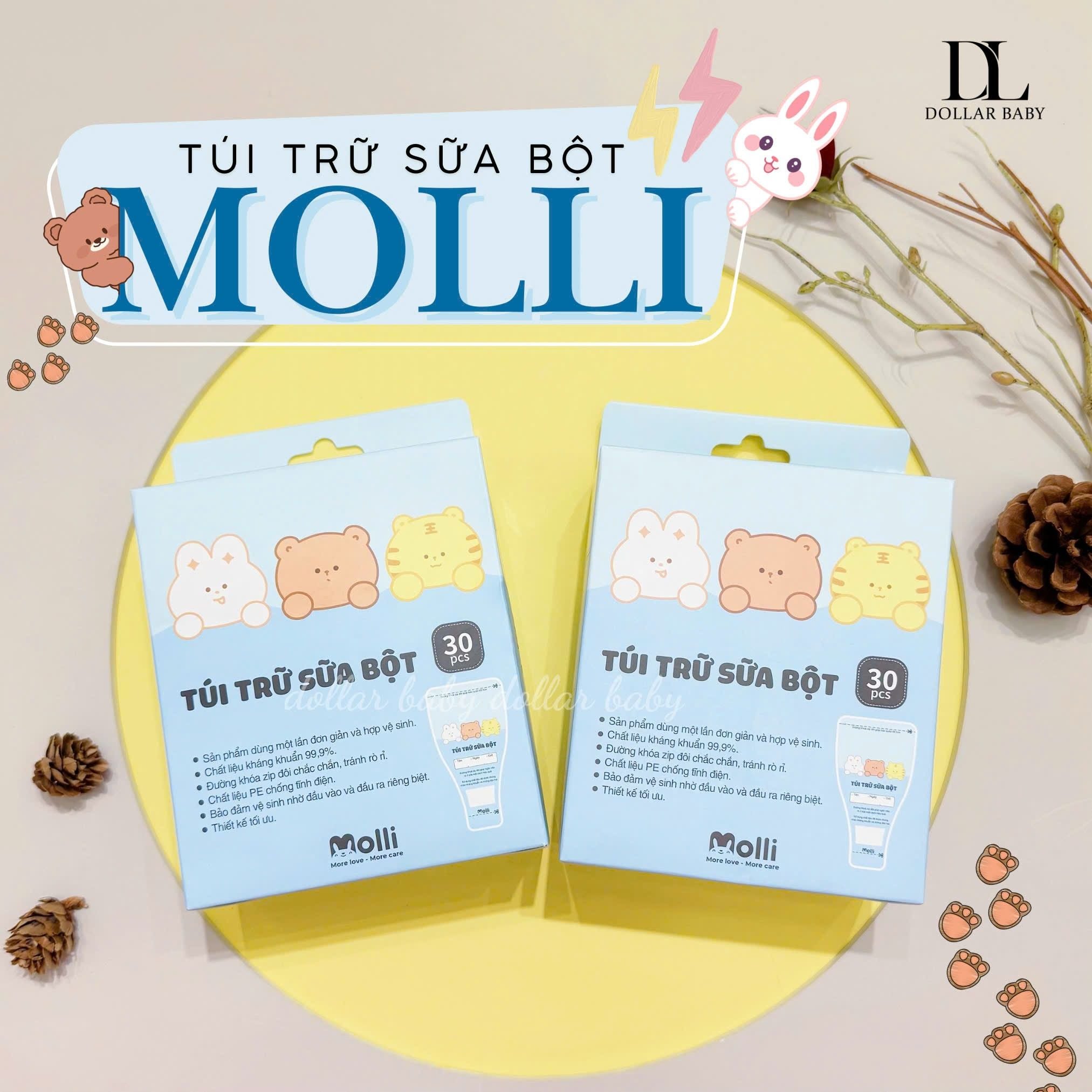  Túi Trữ Sữa Bột Đi Động Molli MOL3005 
