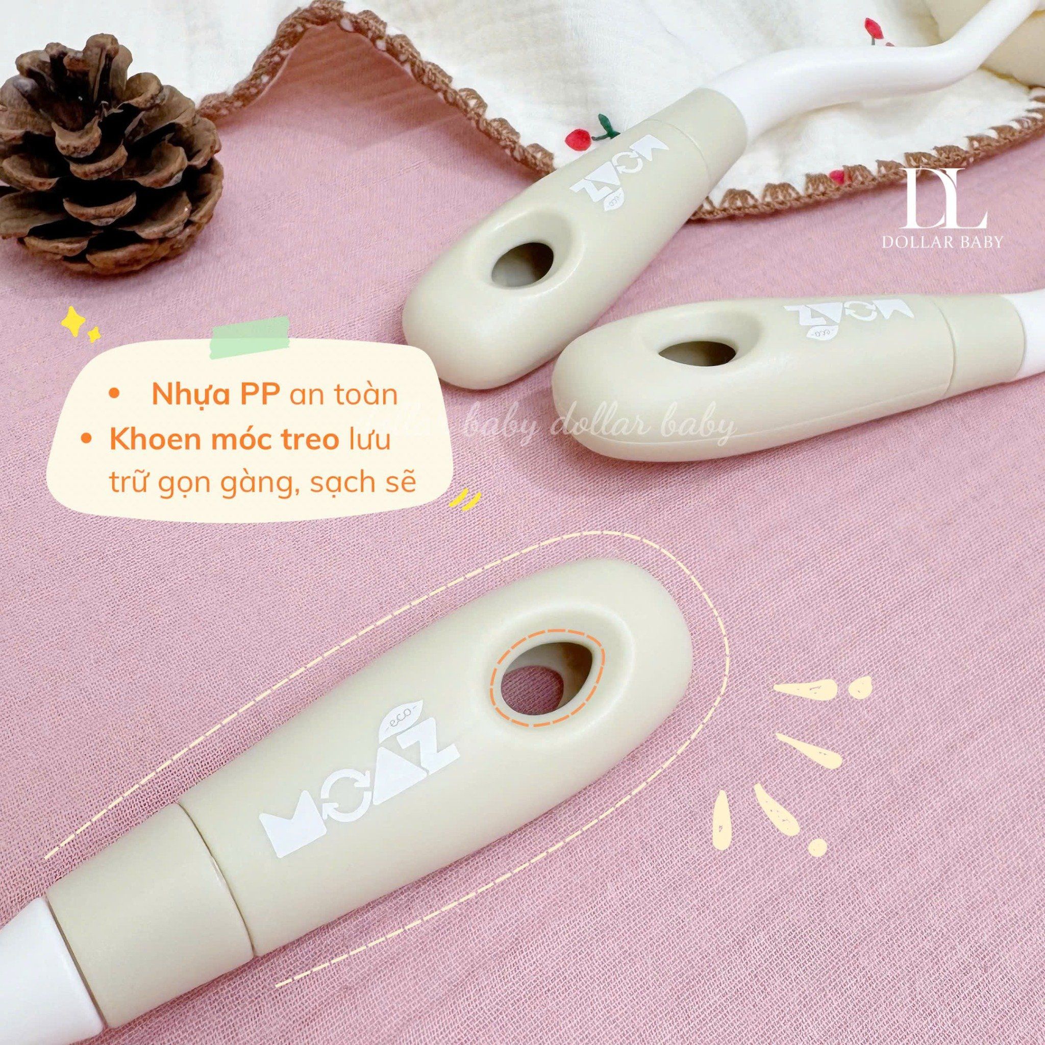  MOAZ ECO - Bộ cọ rửa bình 