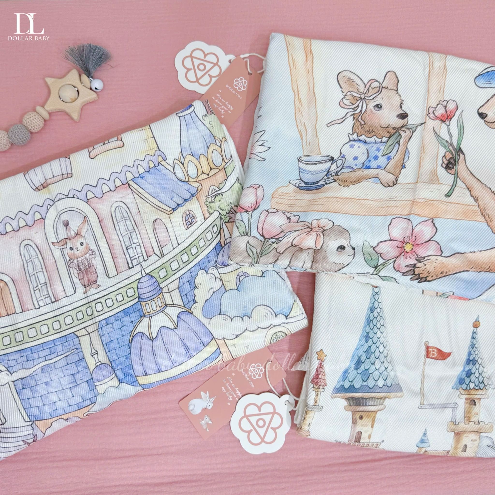  Chăn Lụa Băng Bubble Tree ( 110 x 140cm ) 