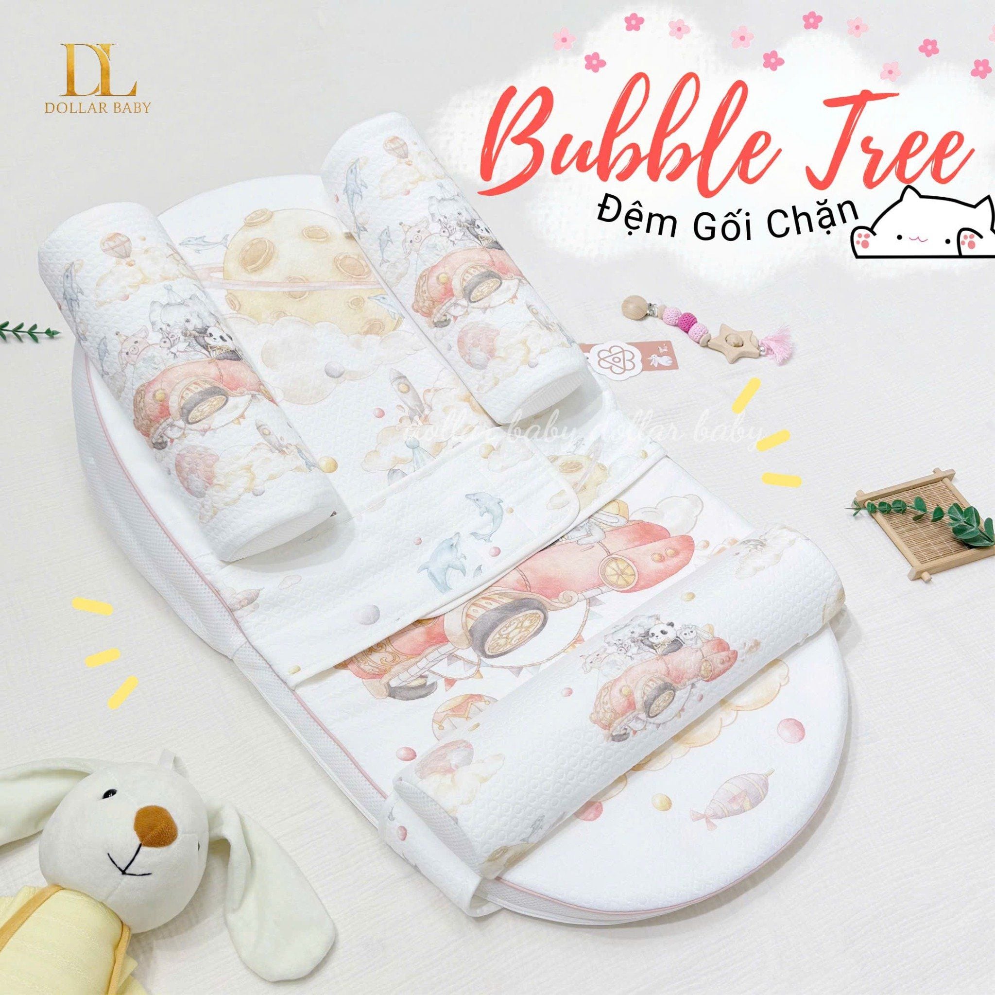  Đệm Gối Chặn Bubble Tree 