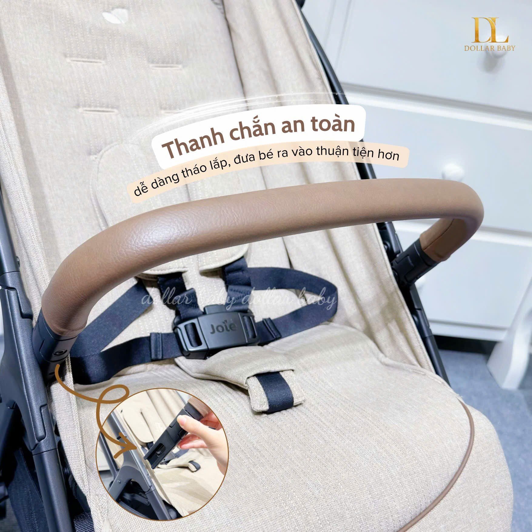  Xe Đẩy Joie Parcel LX W/ RC & ADPT & TB 