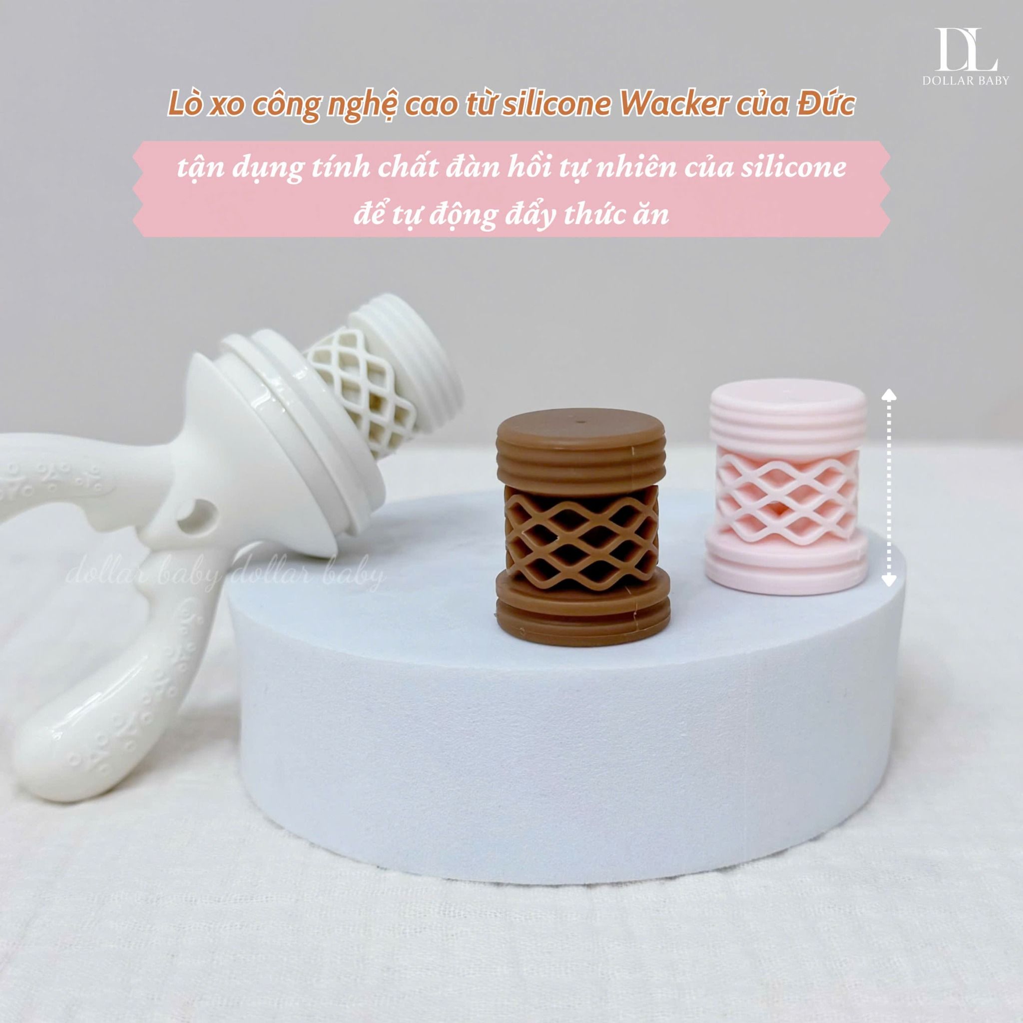  Túi Nhai Ăn Dặm Sừng Hươu He Or She Silicone Cao Cấp 