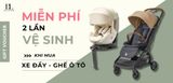  Tặng 2 lần vệ sinh Xe đẩy / Ghế ô tô 