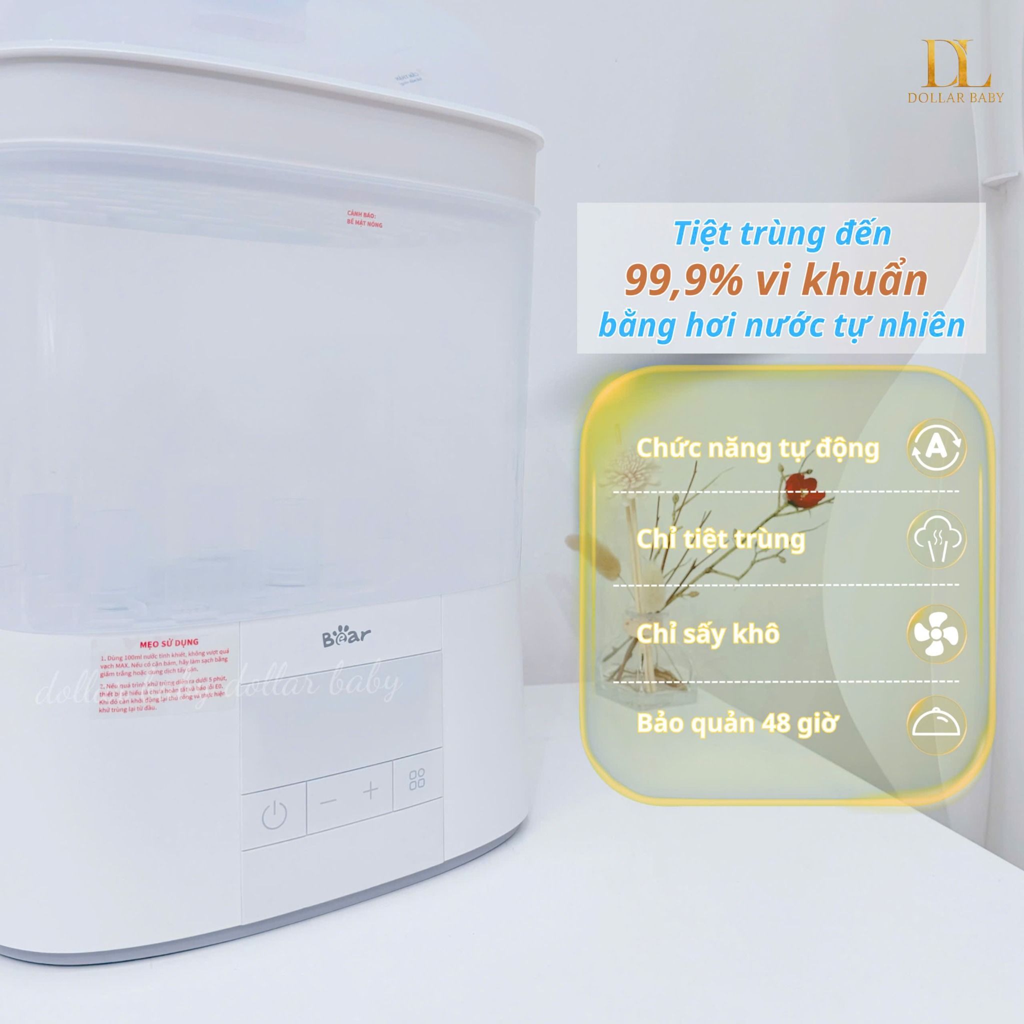  BEAR - Máy tiệt trùng bình sữa - ST-5H05E26 