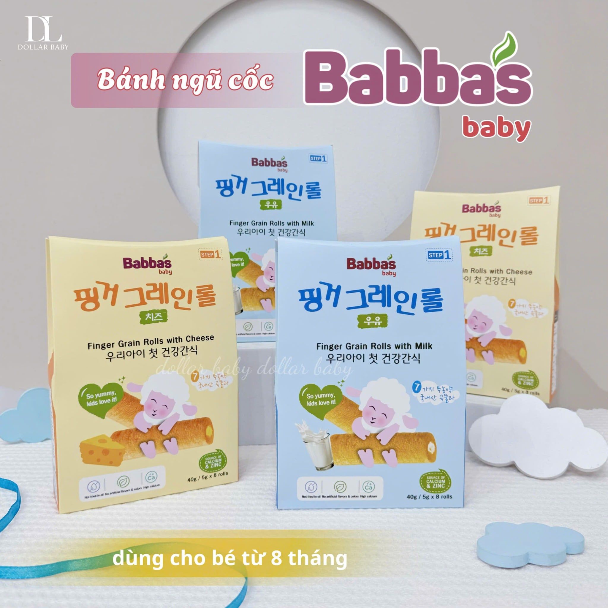  Bánh ngũ cốc Babba's Baby (8m+) 