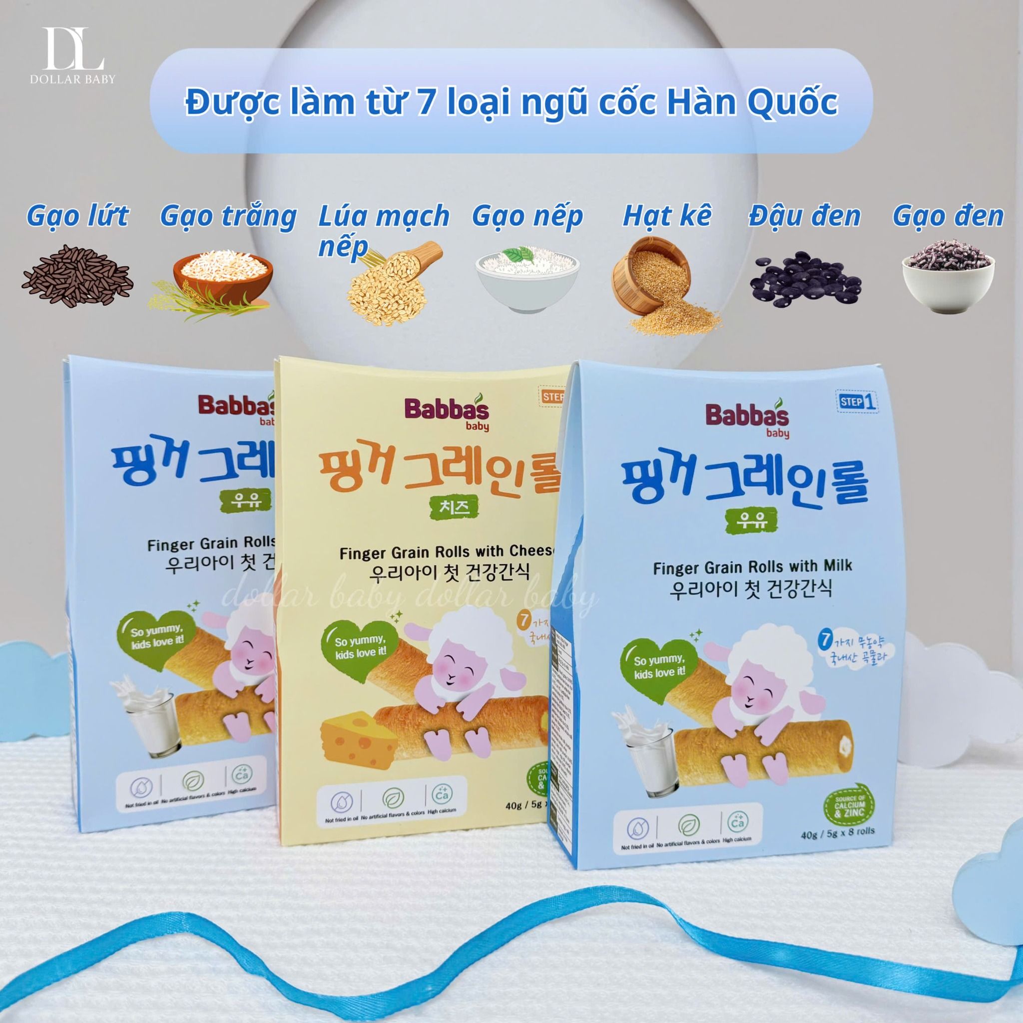  Bánh ngũ cốc Babba's Baby (8m+) 