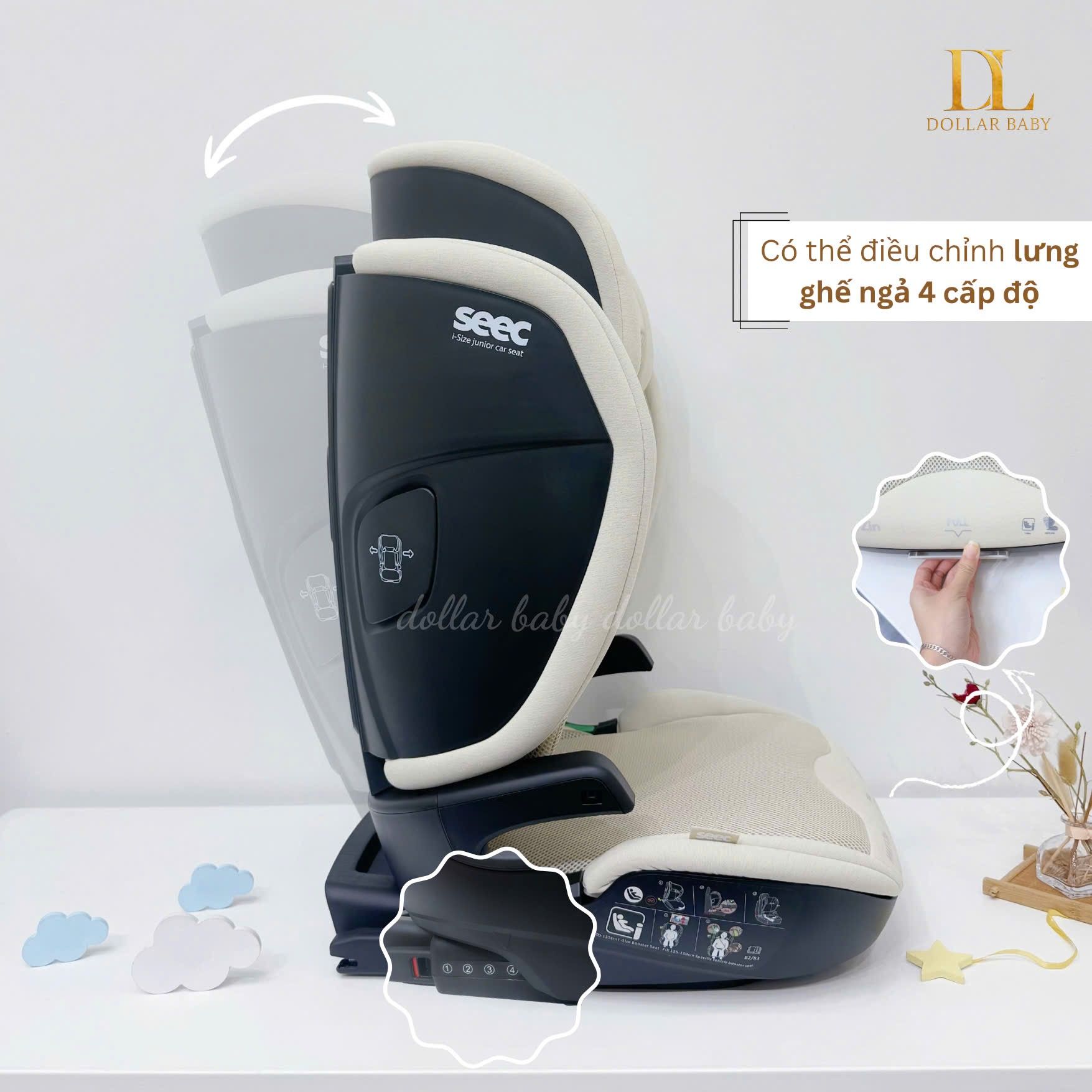  SEEC - GHẾ NGỒI Ô TÔ BOOSTER - MAX I-ZIN 2 JUNIOR 