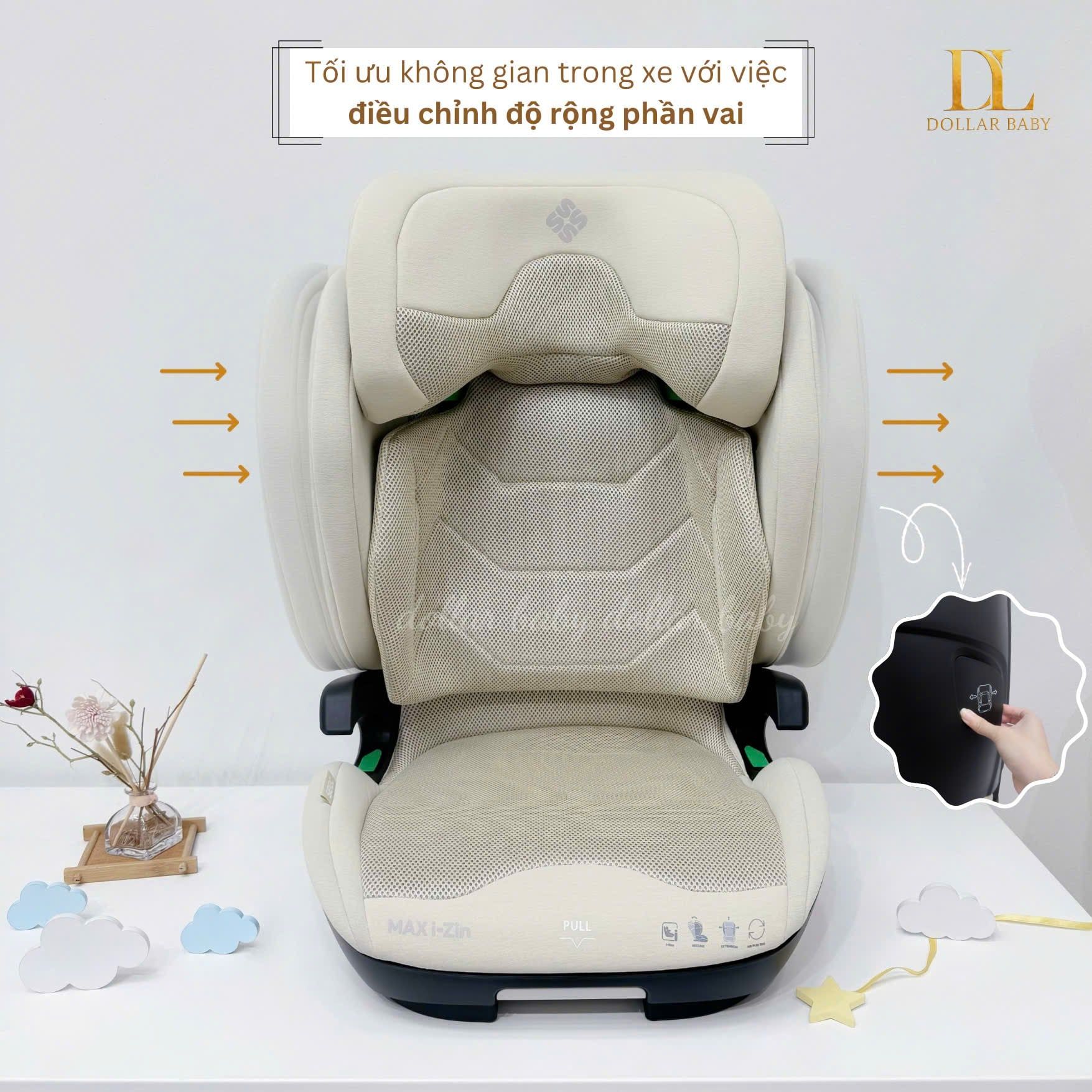  SEEC - GHẾ NGỒI Ô TÔ BOOSTER - MAX I-ZIN 2 JUNIOR 