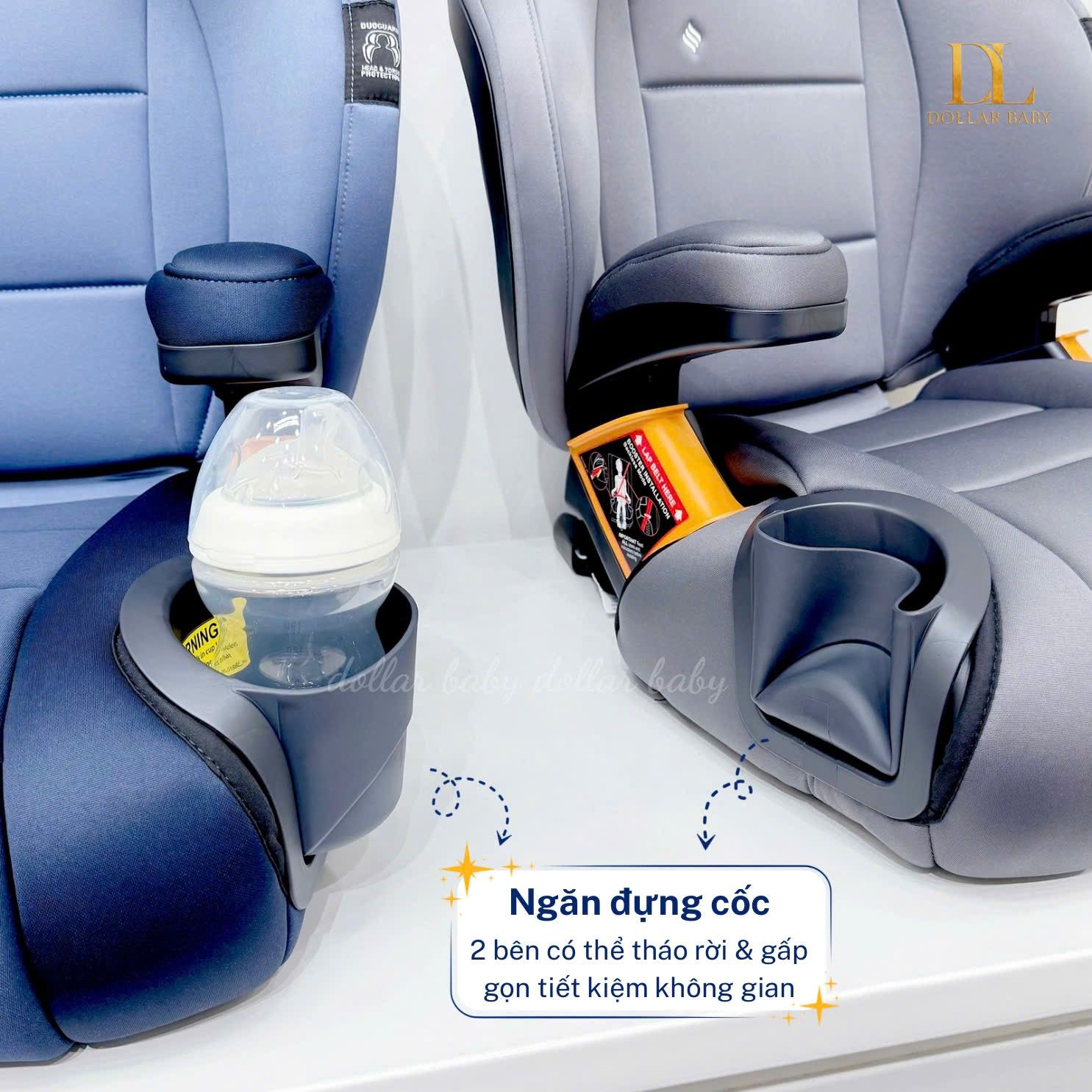  Ghế ô tô Chicco KidFit Plus 2 trong 1 ISOFIX ClearTex 