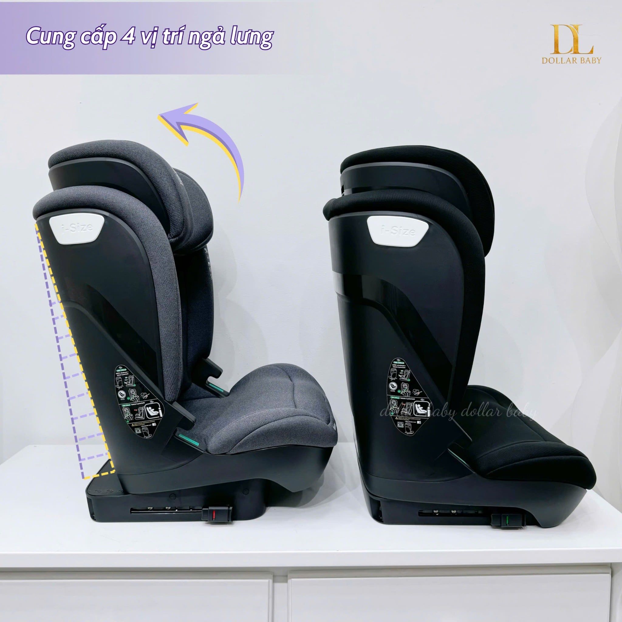  Ghế ô tô KIKKABOO i-Size i-Scout (100-150cm) 