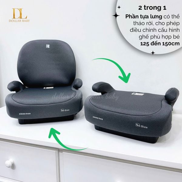  Ghế ô tô KIKKABOO i-Size i-Boost (125-150cm) 