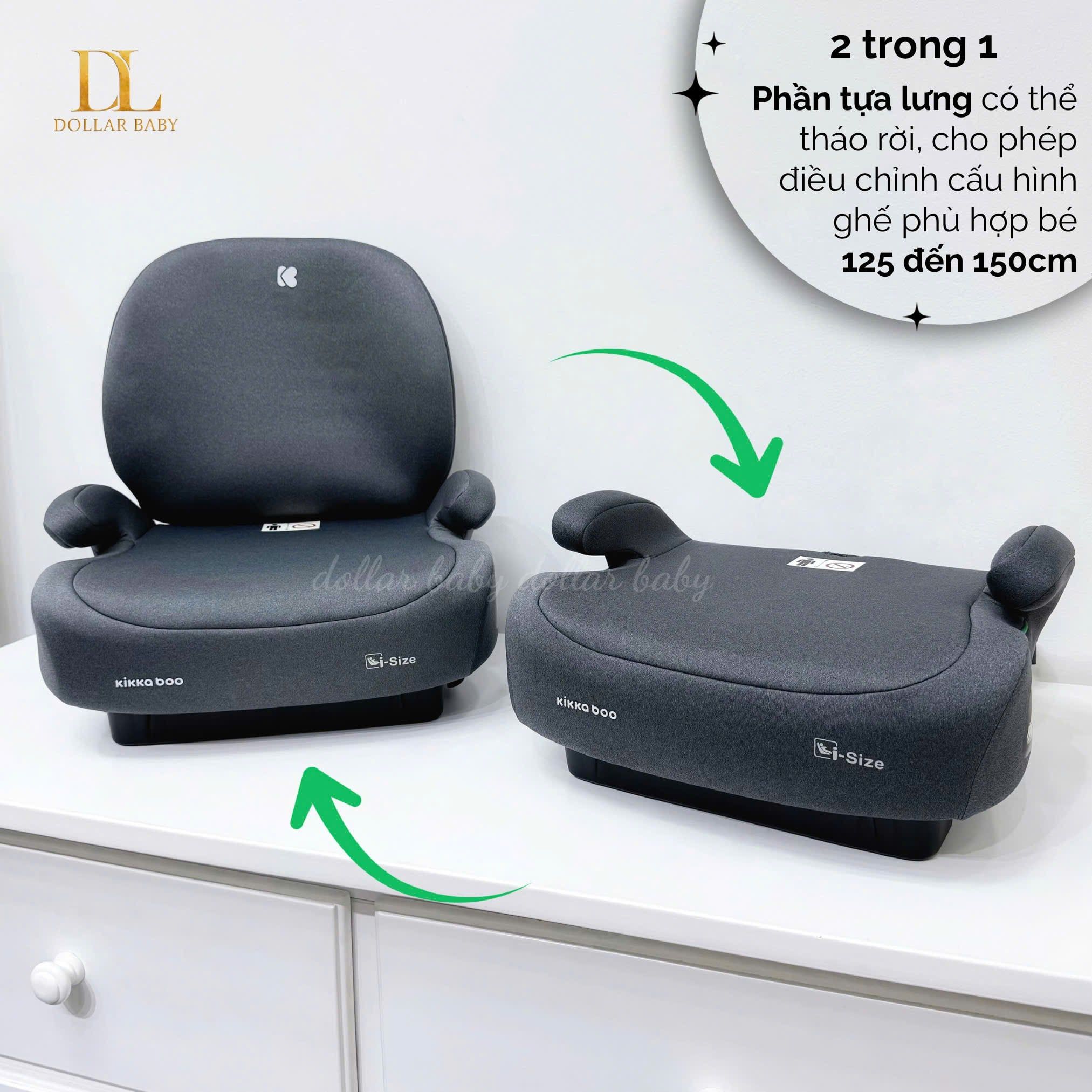  Ghế ô tô KIKKABOO i-Size i-Boost (125-150cm) 