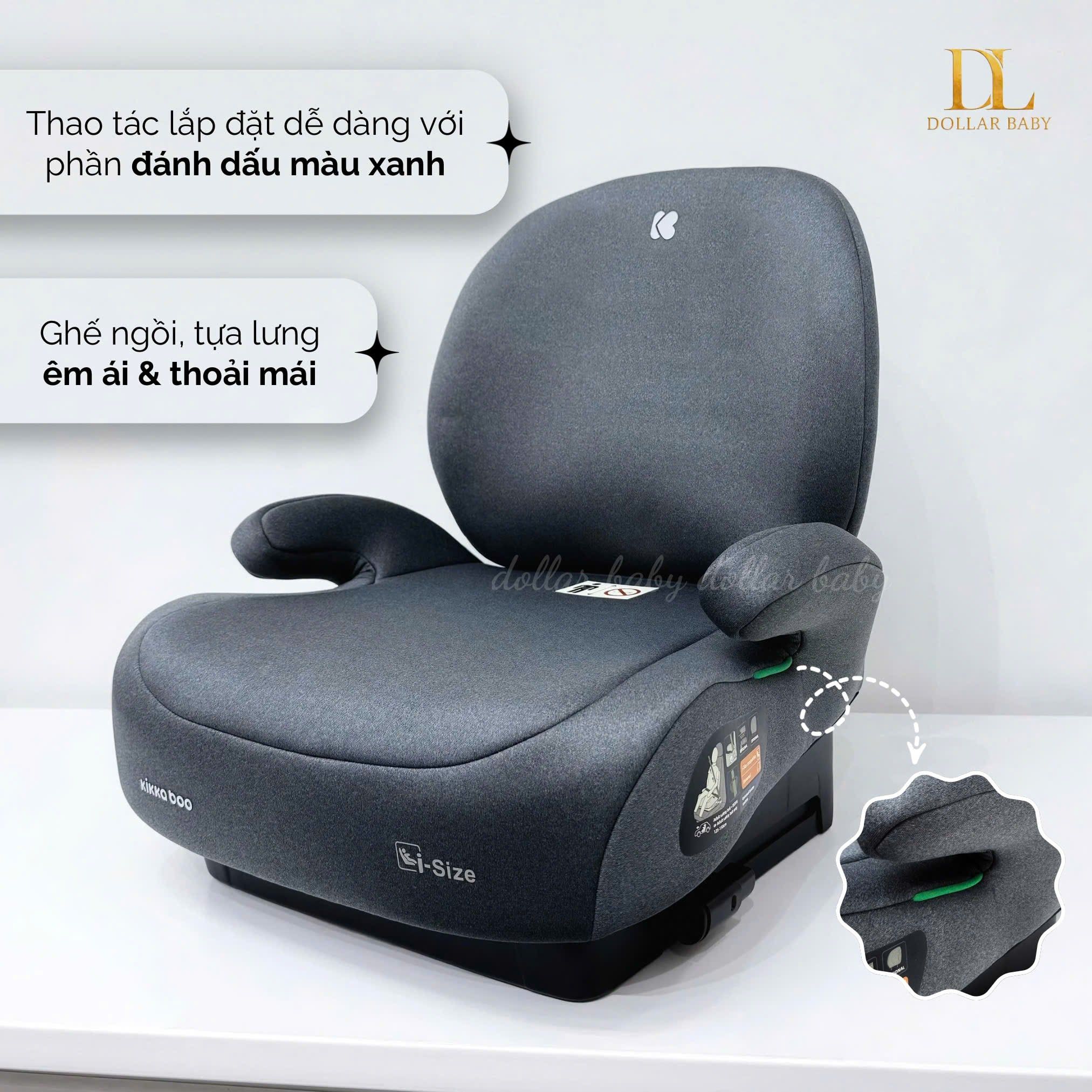  Ghế ô tô KIKKABOO i-Size i-Boost (125-150cm) 