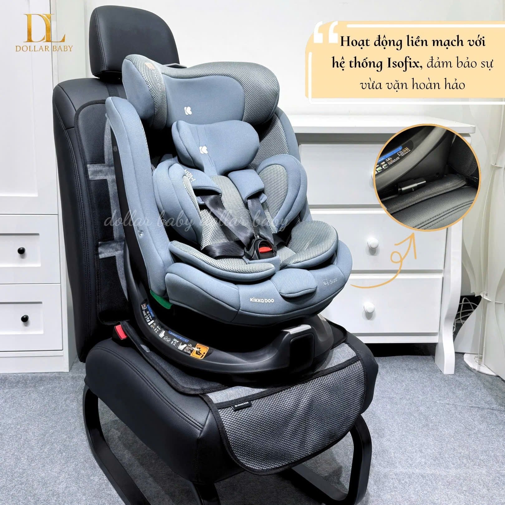  KIKKABOO - Miếng lót bảo vệ da ghế 