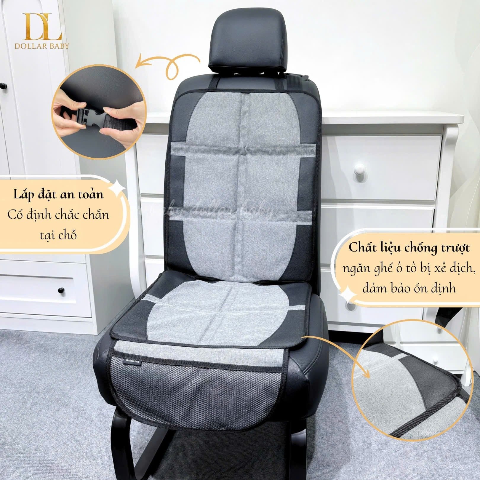  KIKKABOO - Miếng lót bảo vệ da ghế 