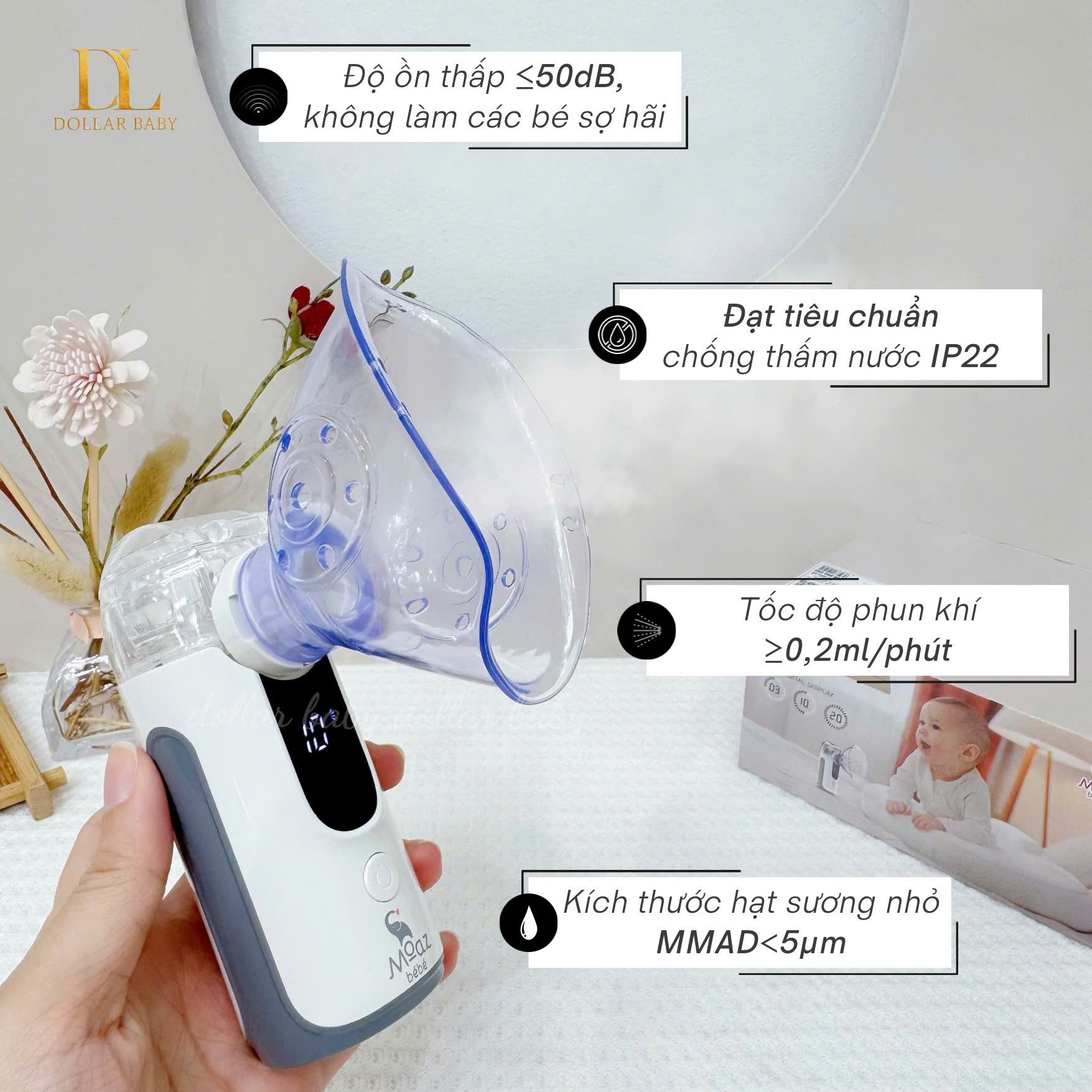  MOAZ BÉBÉ - Máy xông khí dung - MB121 