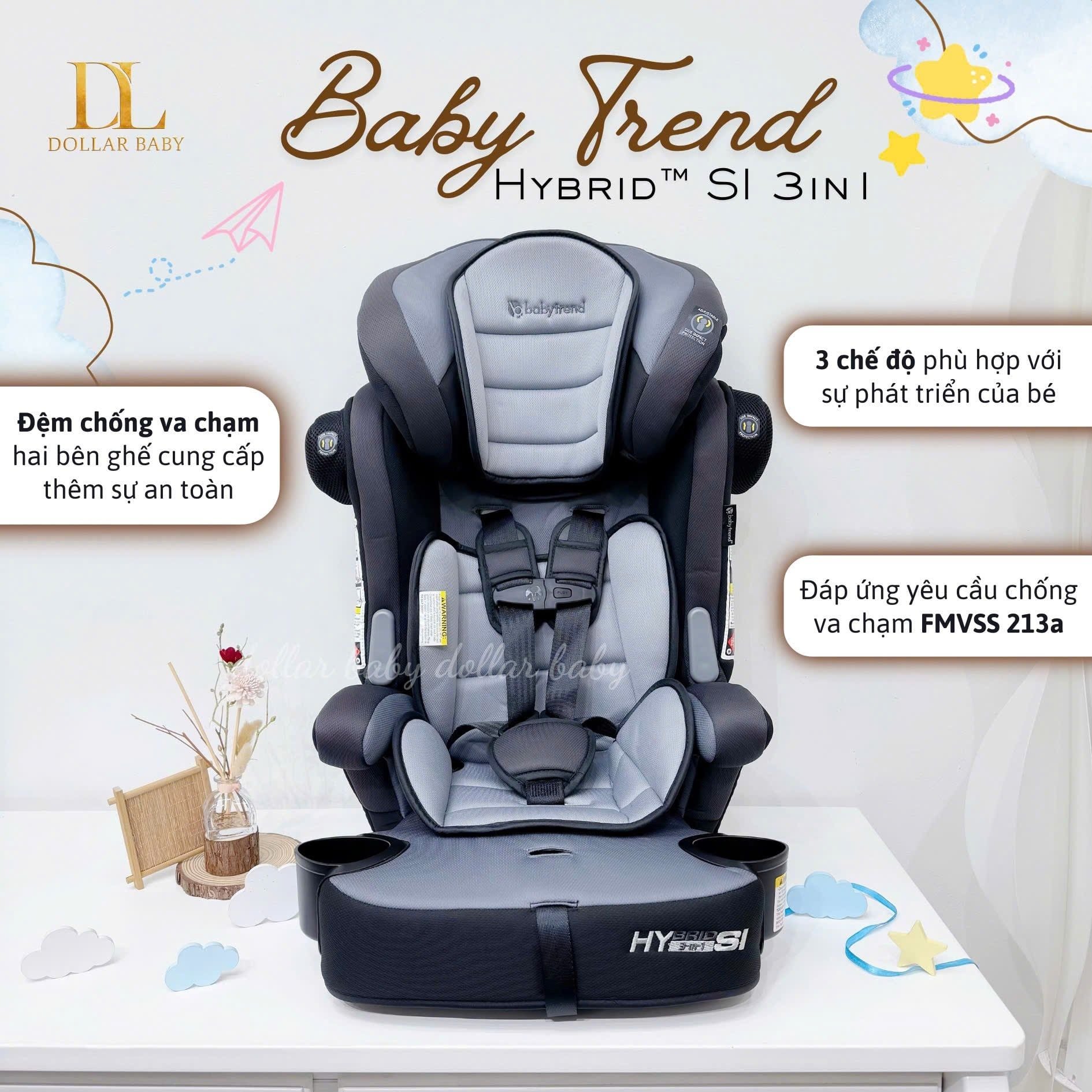  Ghế ô tô Baby Trend Hybrid SI 3in1 