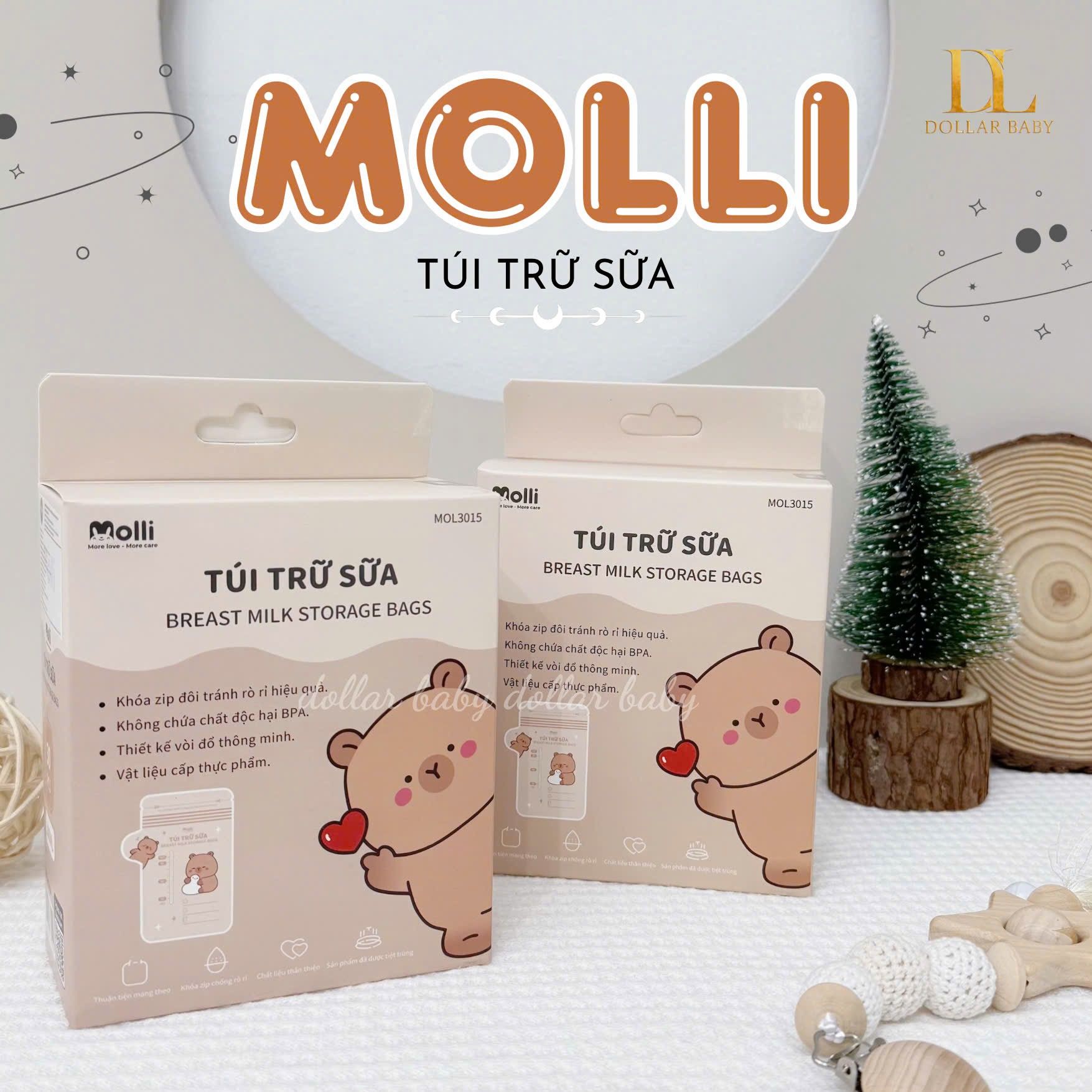  Túi Trữ Sữa Molli 