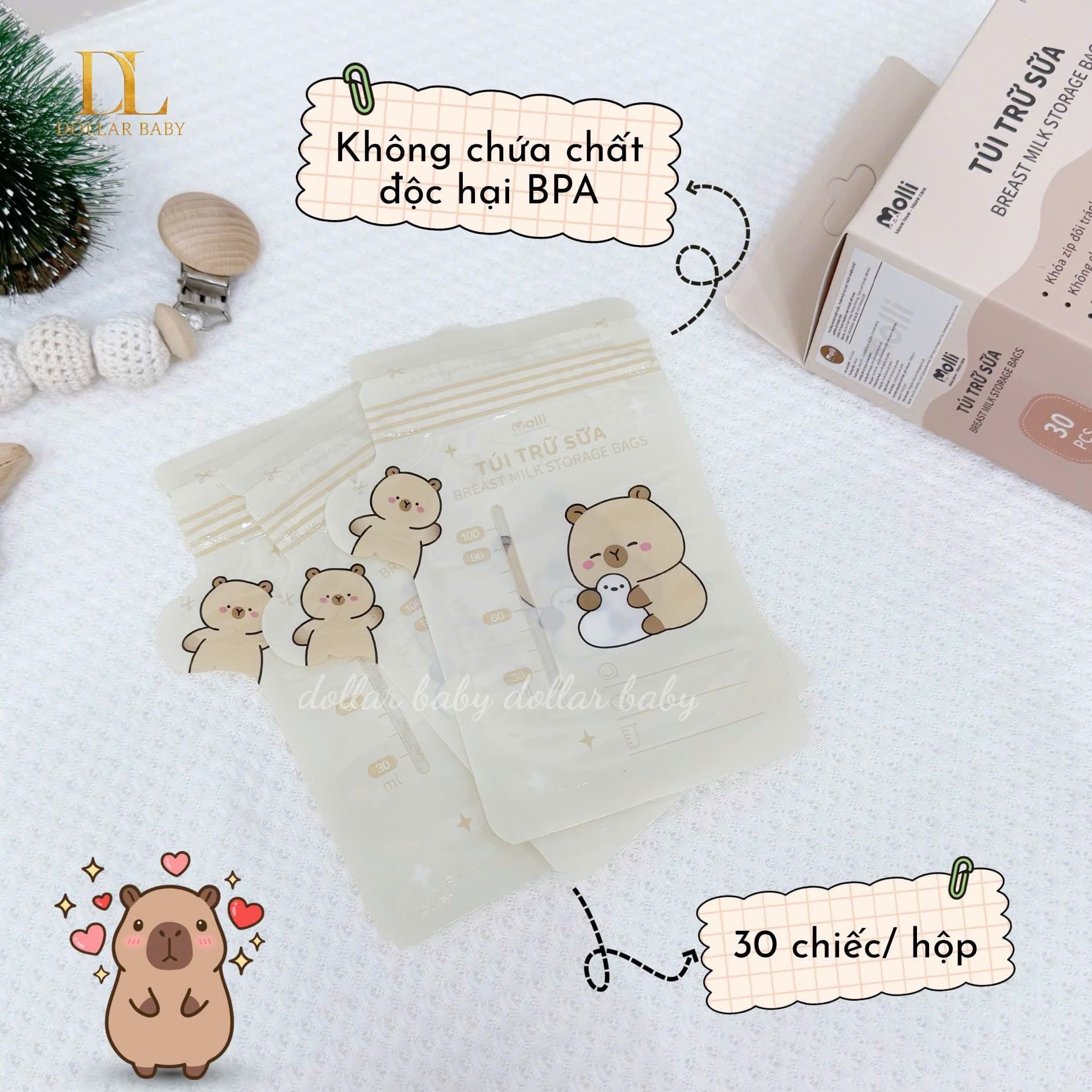  Túi Trữ Sữa Molli 