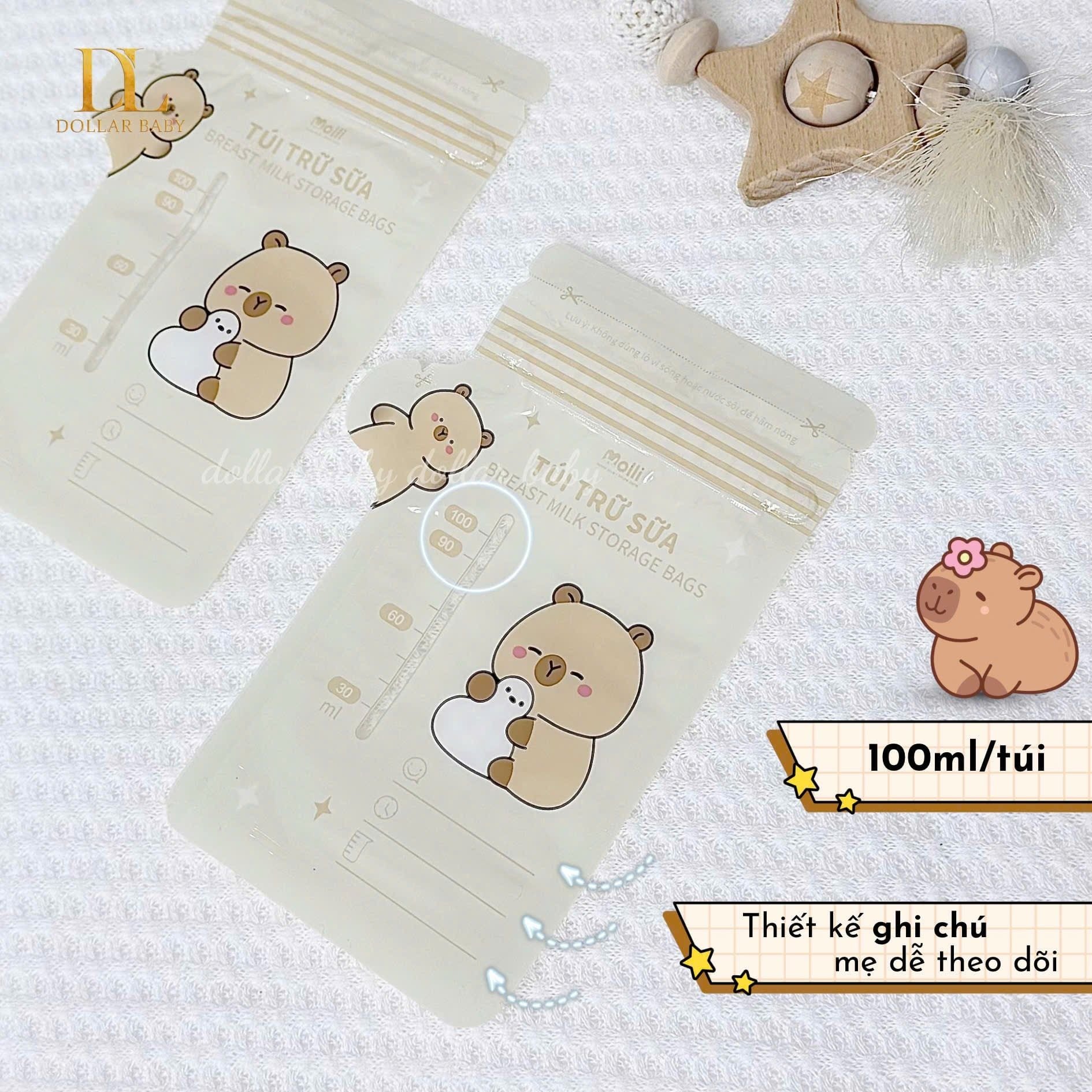  Túi Trữ Sữa Molli 