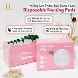  Shapee - Miếng Lót Thấm Sữa Dùng 1 Lần Mềm Mại, Thấm Hút, Đóng Gói Riêng Từng Miếng Tiện Lợi 