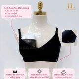  Shapee - Áo Lót Bầu & Cho Con Bú iNVI Không Gọng, Trơn Mát - INVI Nursing Air Bra 