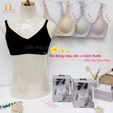  Shapee - Áo Lót Bầu & Cho Con Bú iNVI Không Gọng, Trơn Mát - INVI Nursing Air Bra 