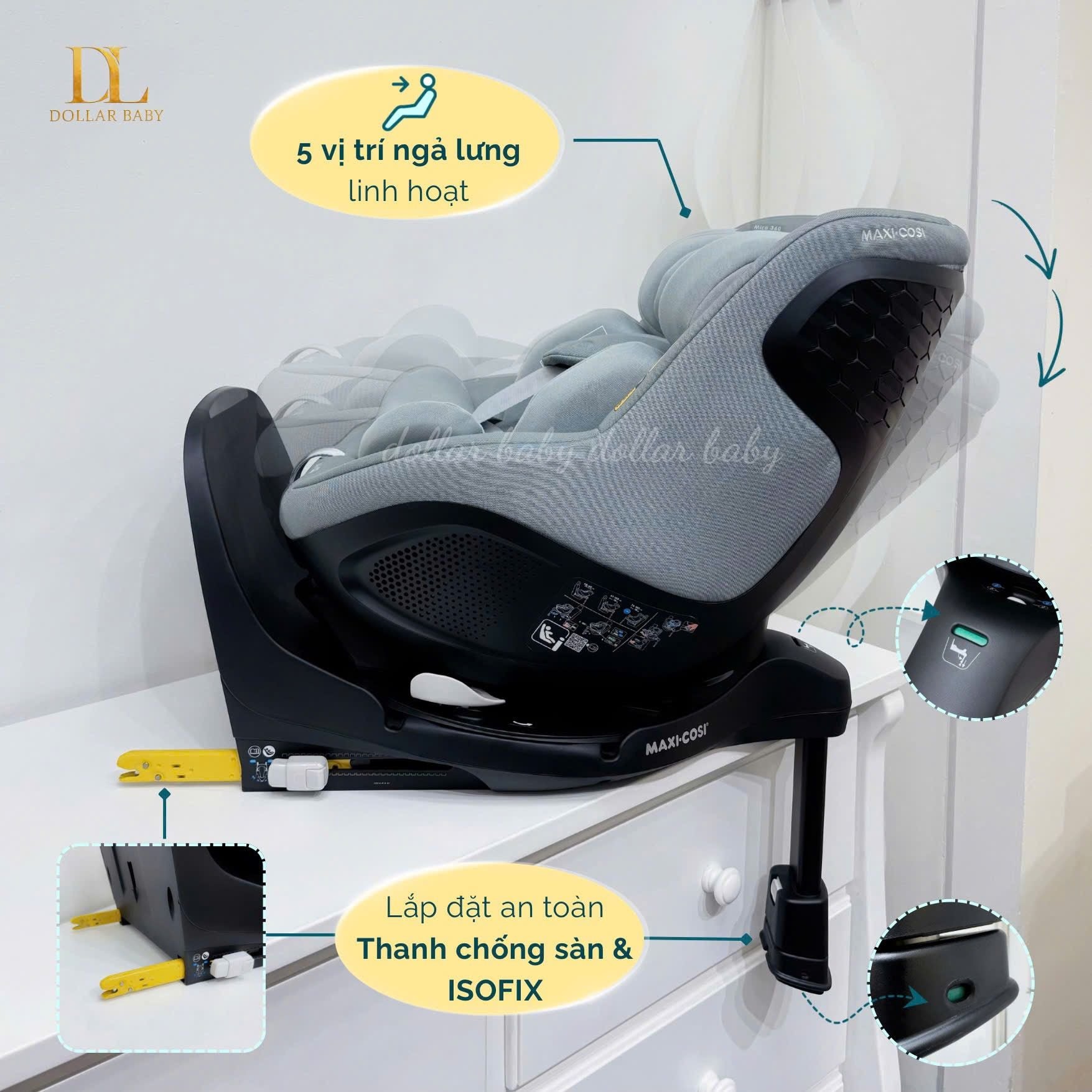  MAXI-COSI - Ghế ngồi ô tô Mica 360 Pro 