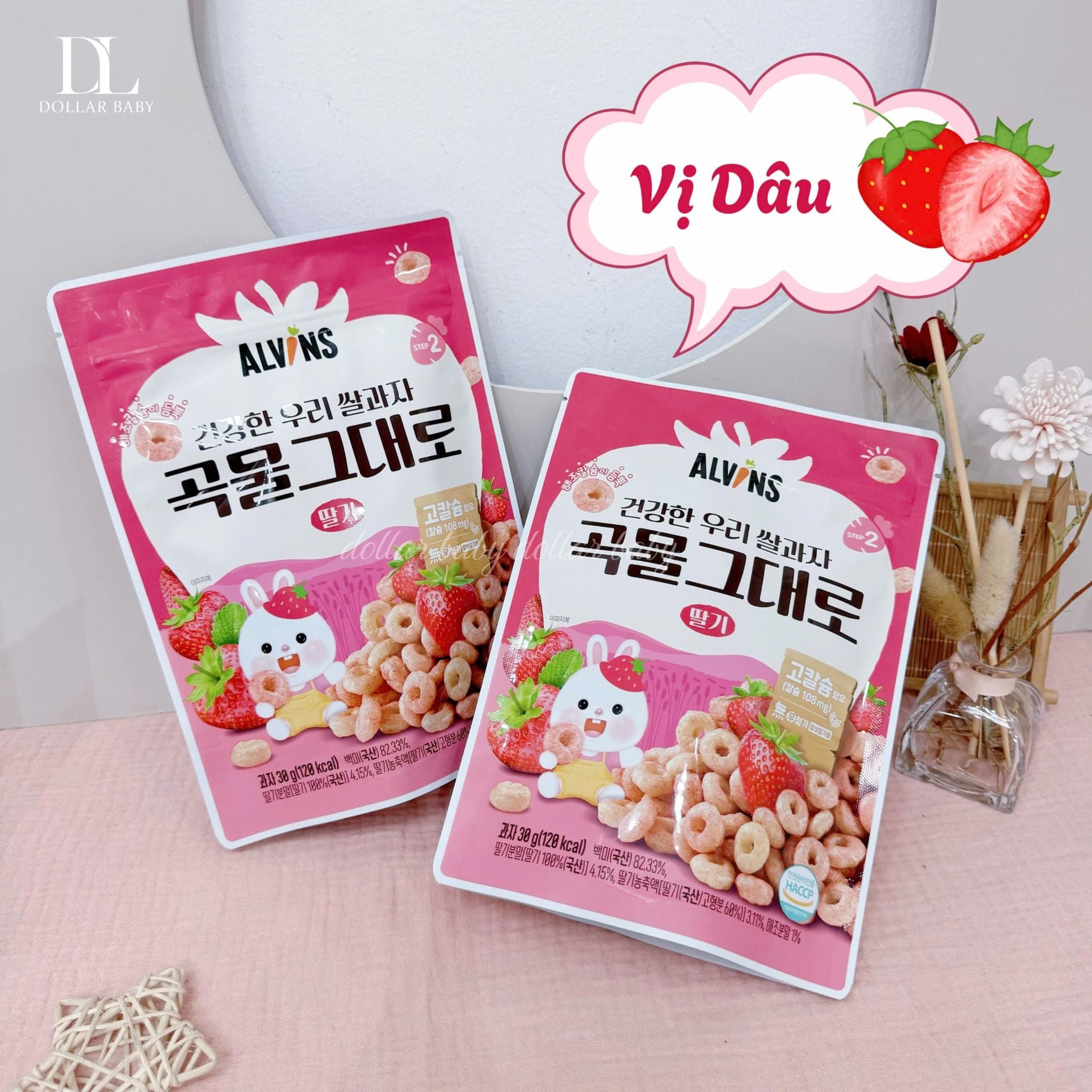  Alvins Bánh gạo cho bé 30g 