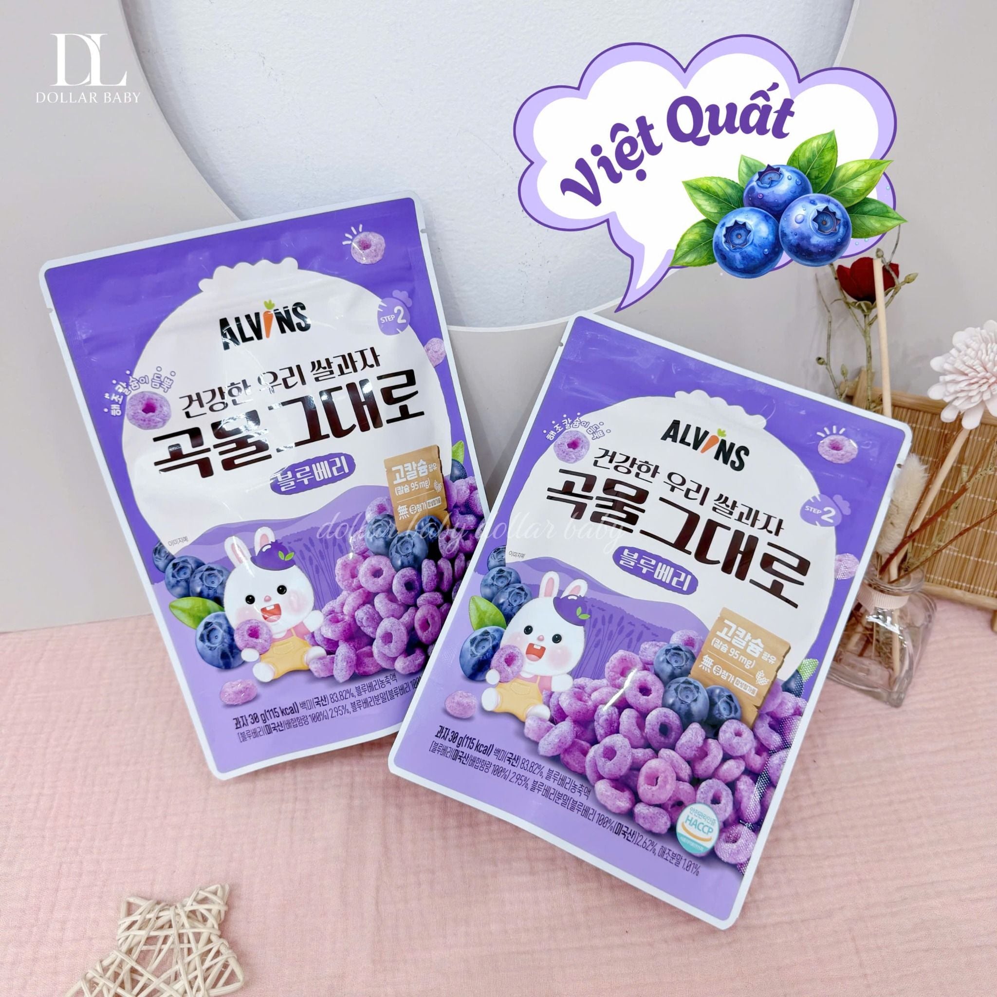  Alvins Bánh gạo cho bé 30g 