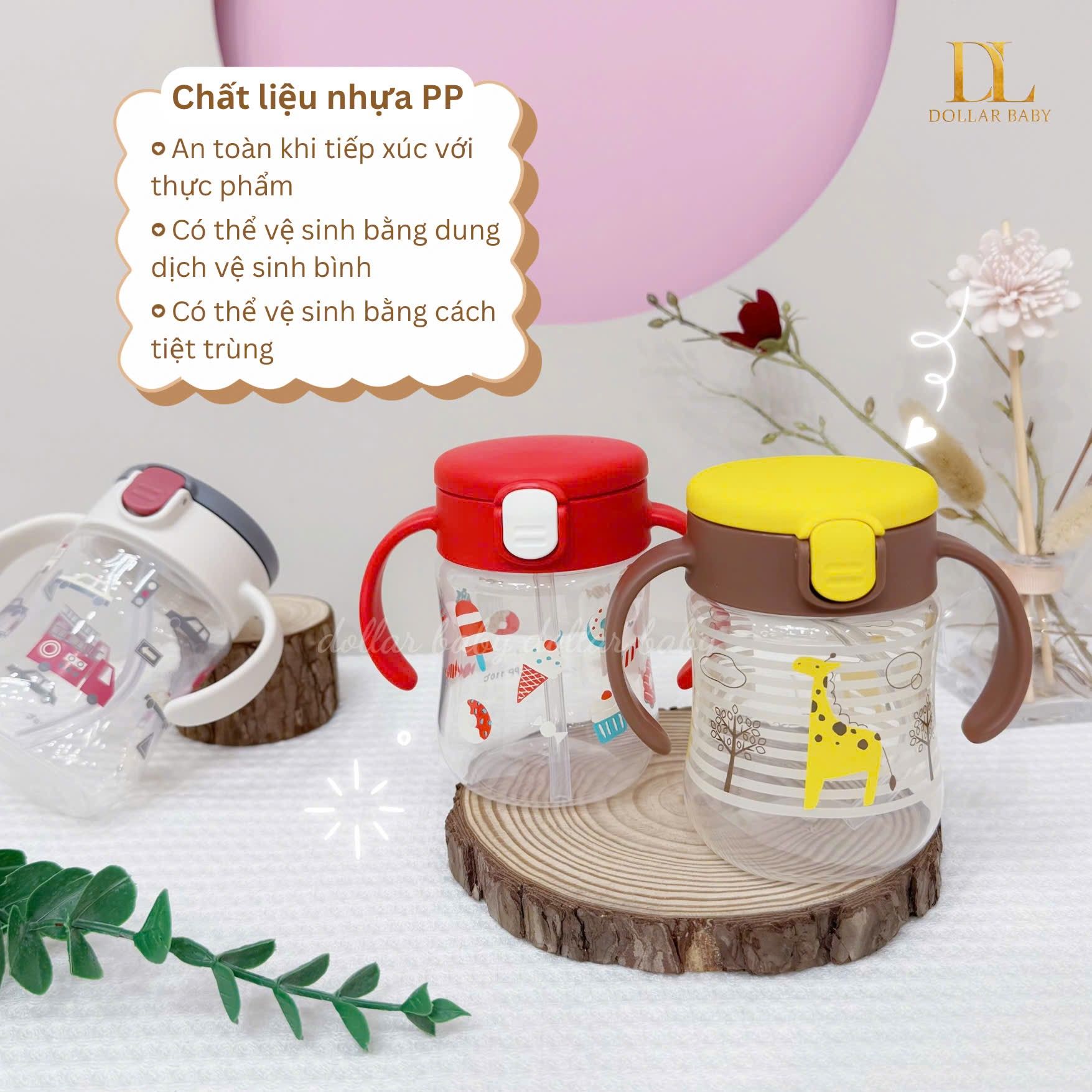  RICHELL - Bình Ống Hút TLI Bước 2 (200ML) 