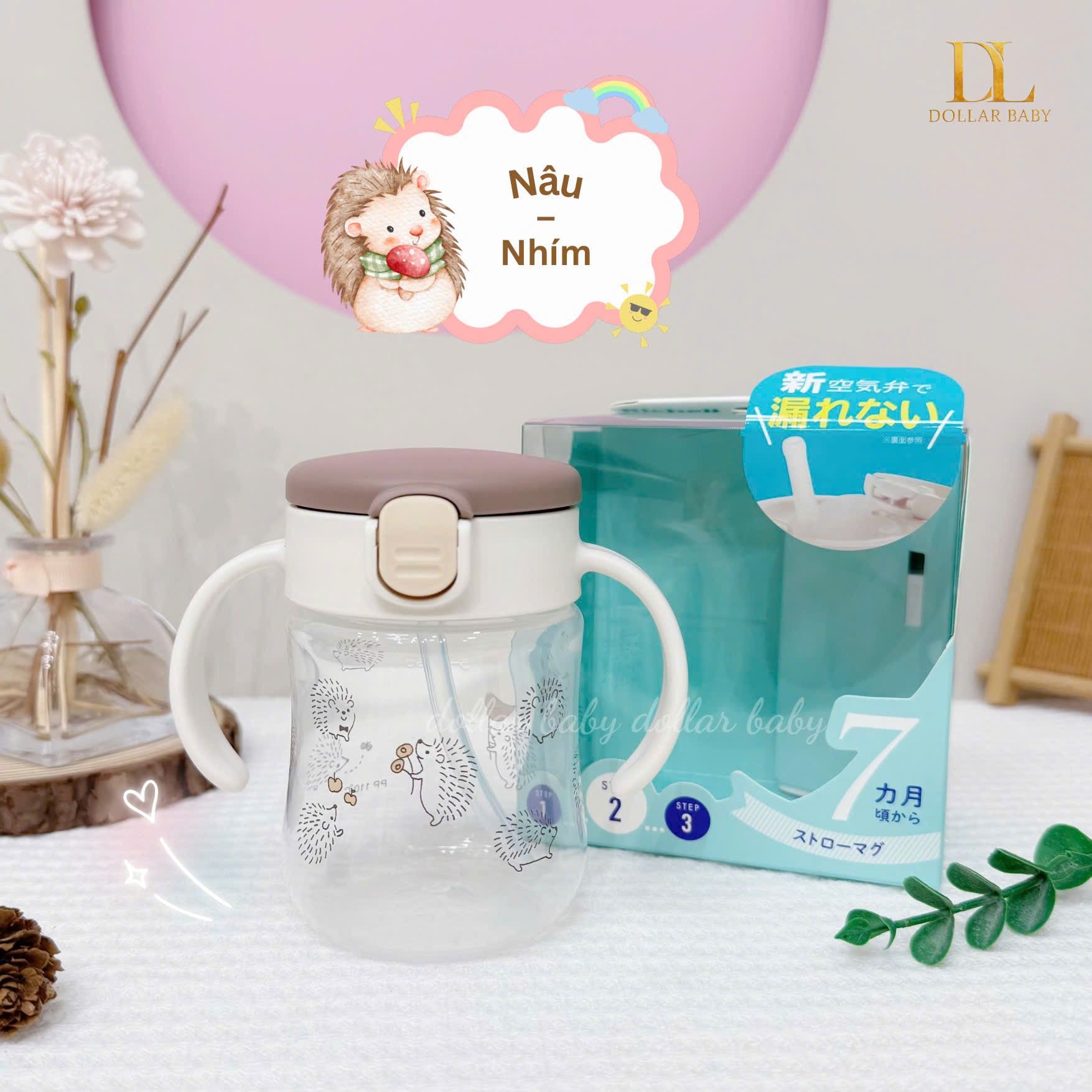  RICHELL - Bình Ống Hút TLI Bước 2 (200ML) 