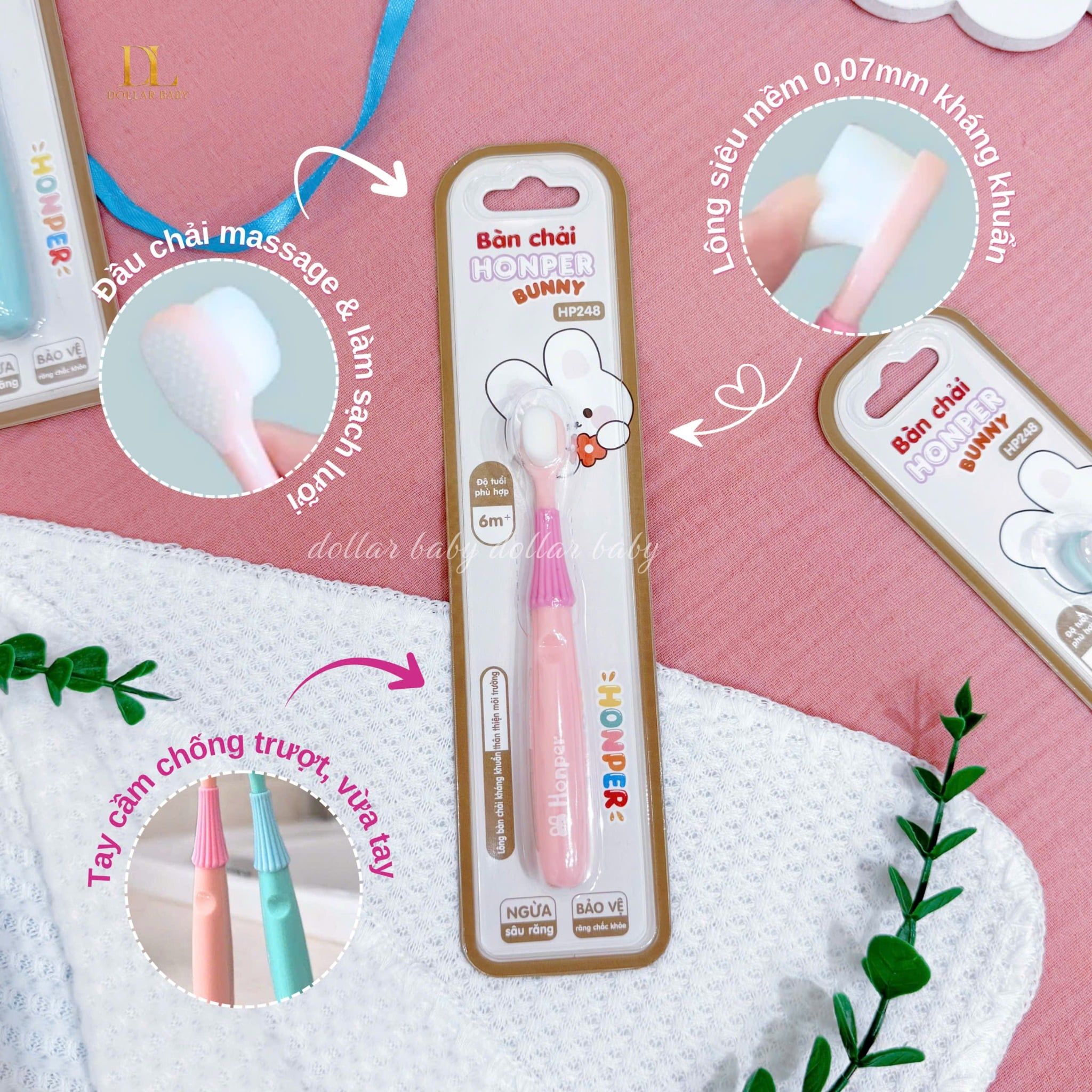 Bàn chải cho bé Honper Bunny HP248 
