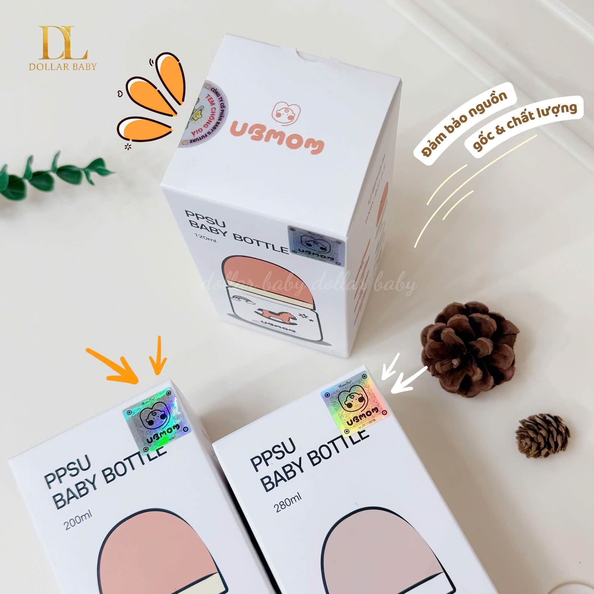  UBMOM - Bình sữa PPSU Hoạ Tiết Ngựa Con 2026 