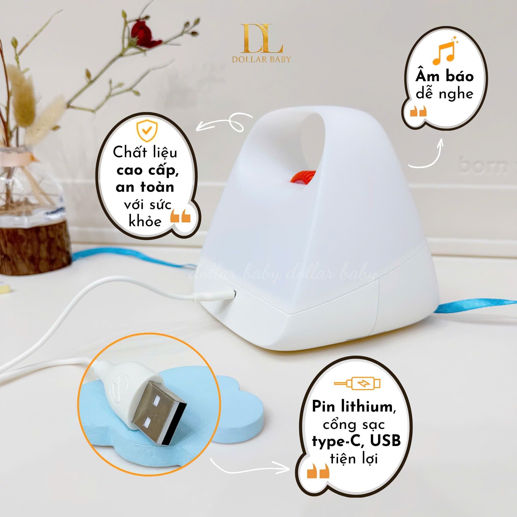  MOAZ BÉBÉ - Đồng hồ báo thức cho trẻ em MB126 