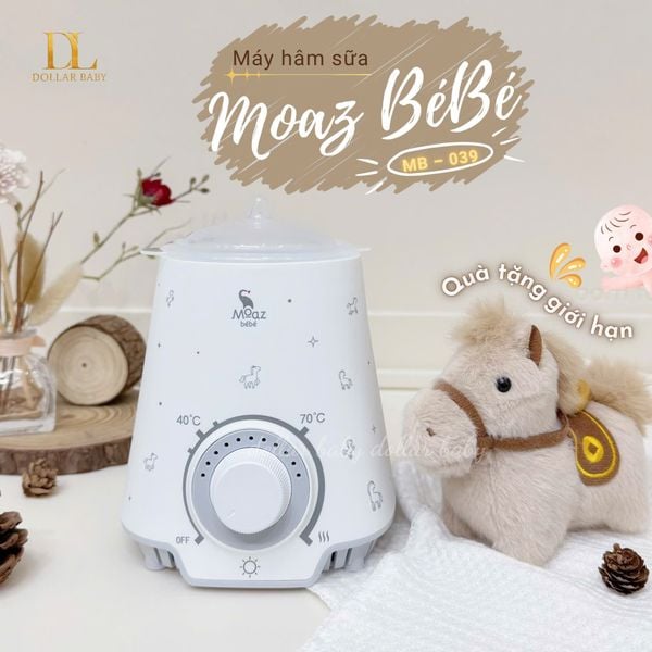  MOAZ  BÉBÉ - Máy hâm sữa MB039 - Horse 