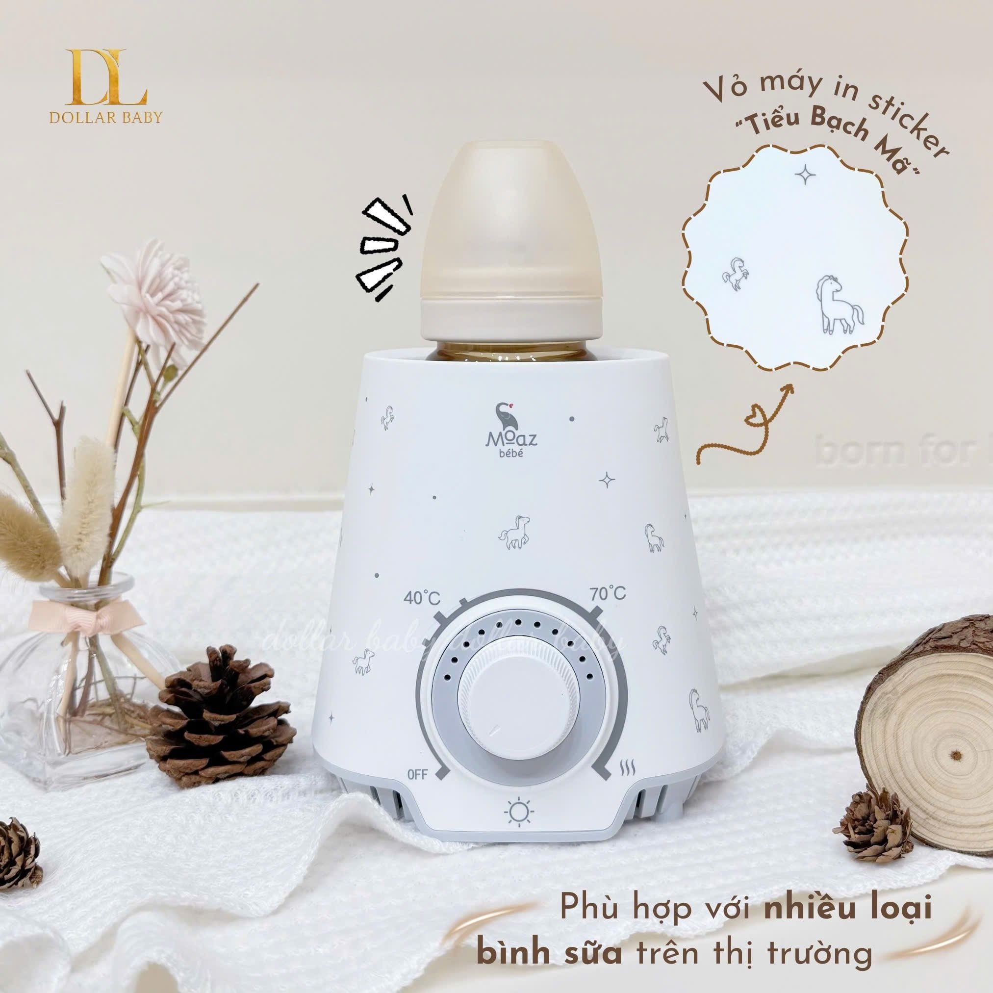  MOAZ  BÉBÉ - Máy hâm sữa MB039 - Horse 