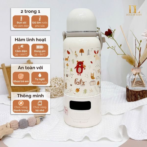  FATZ BABY - Bình đun và hâm nước di động Mini Smart 21 Plus 